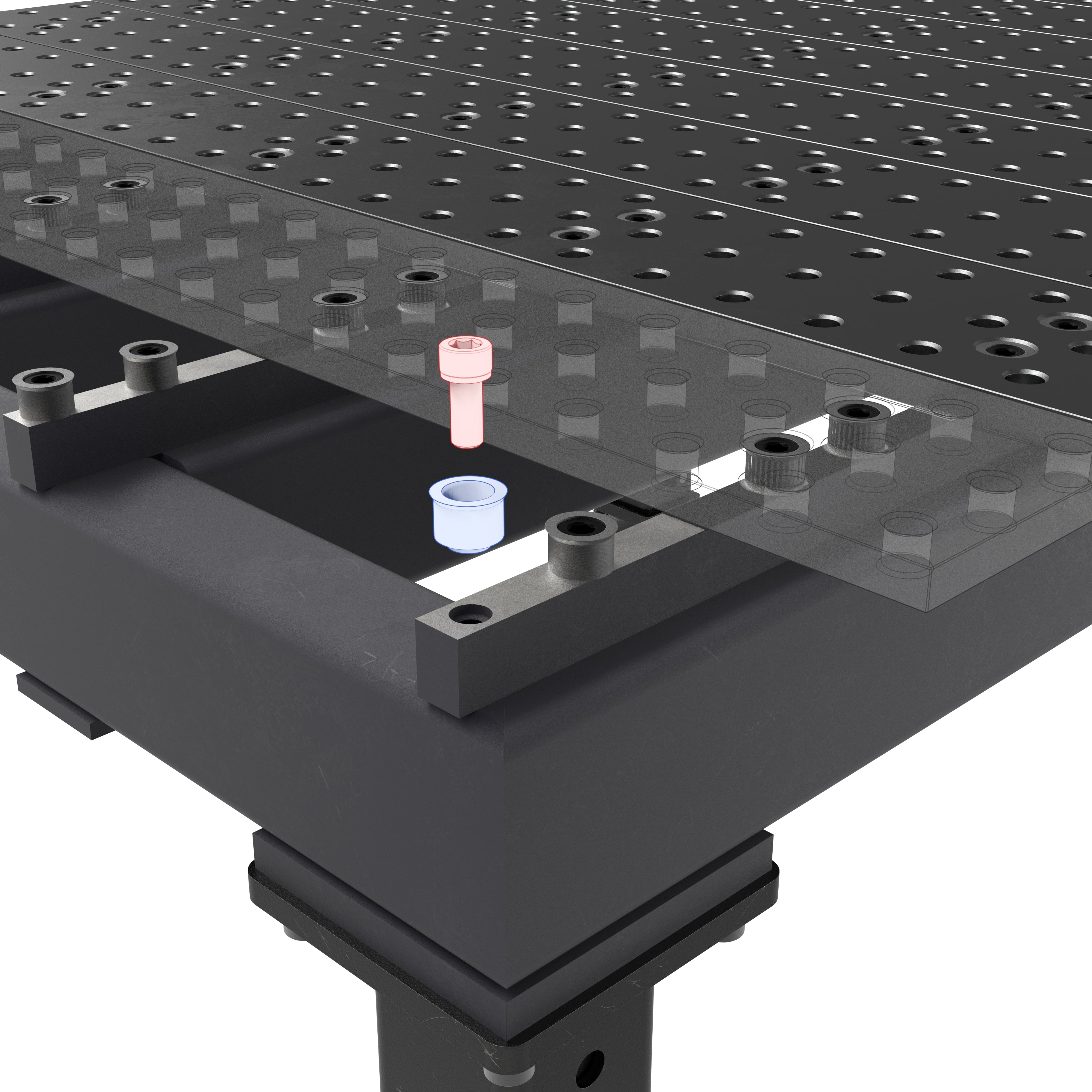 Max 4' x 4' (48" x 48") Tables, 5/8" System