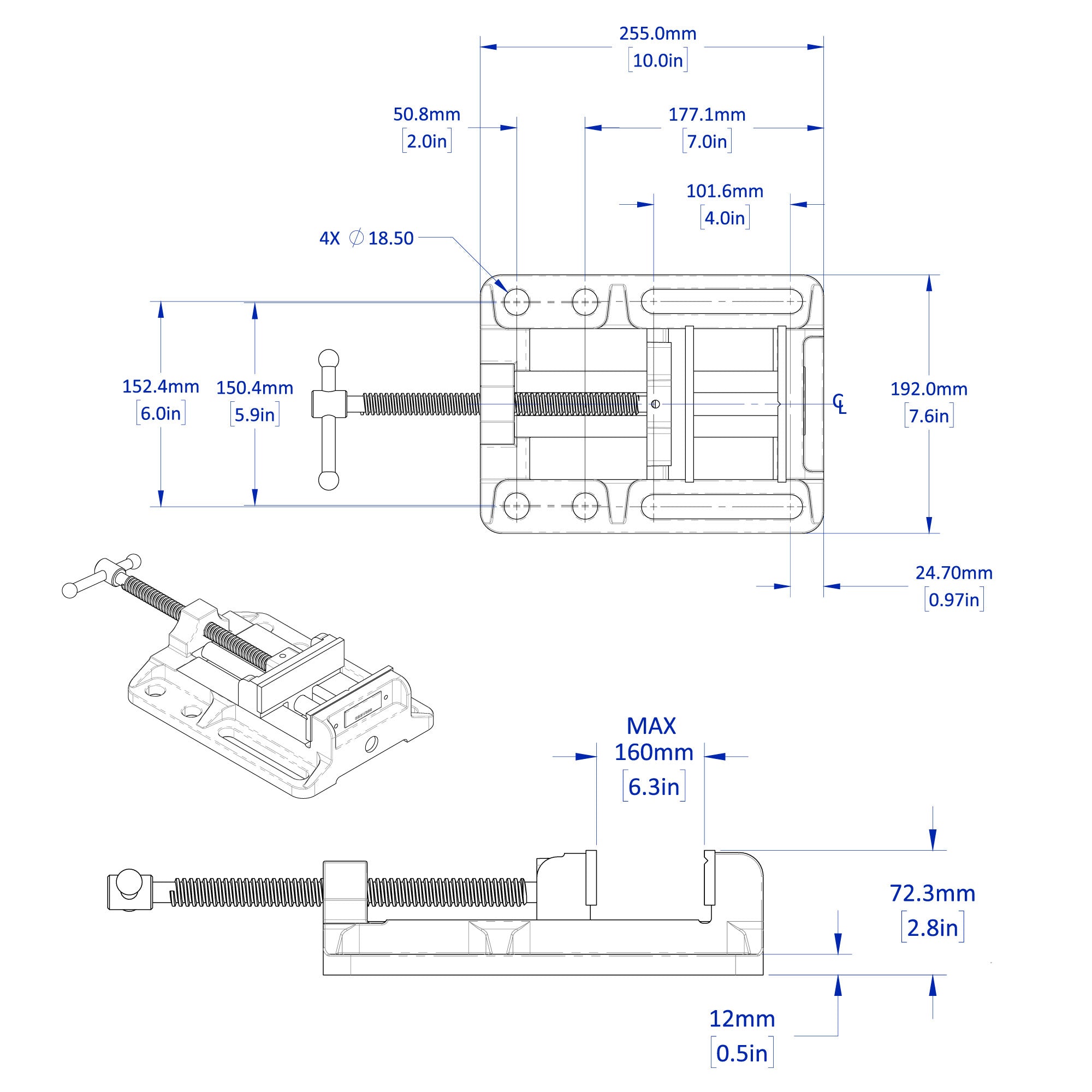 Drill Press Vise
