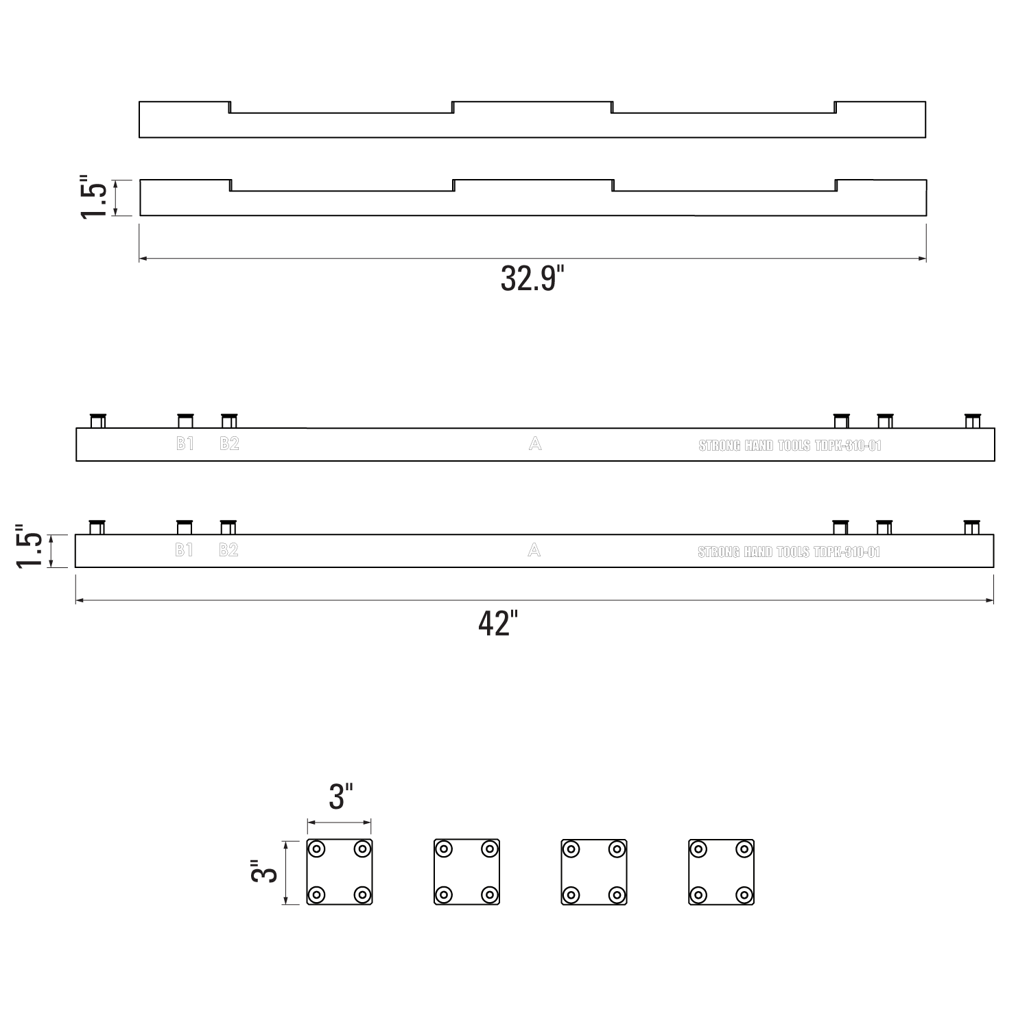 Rhino Plate Connecting Bridge Kit