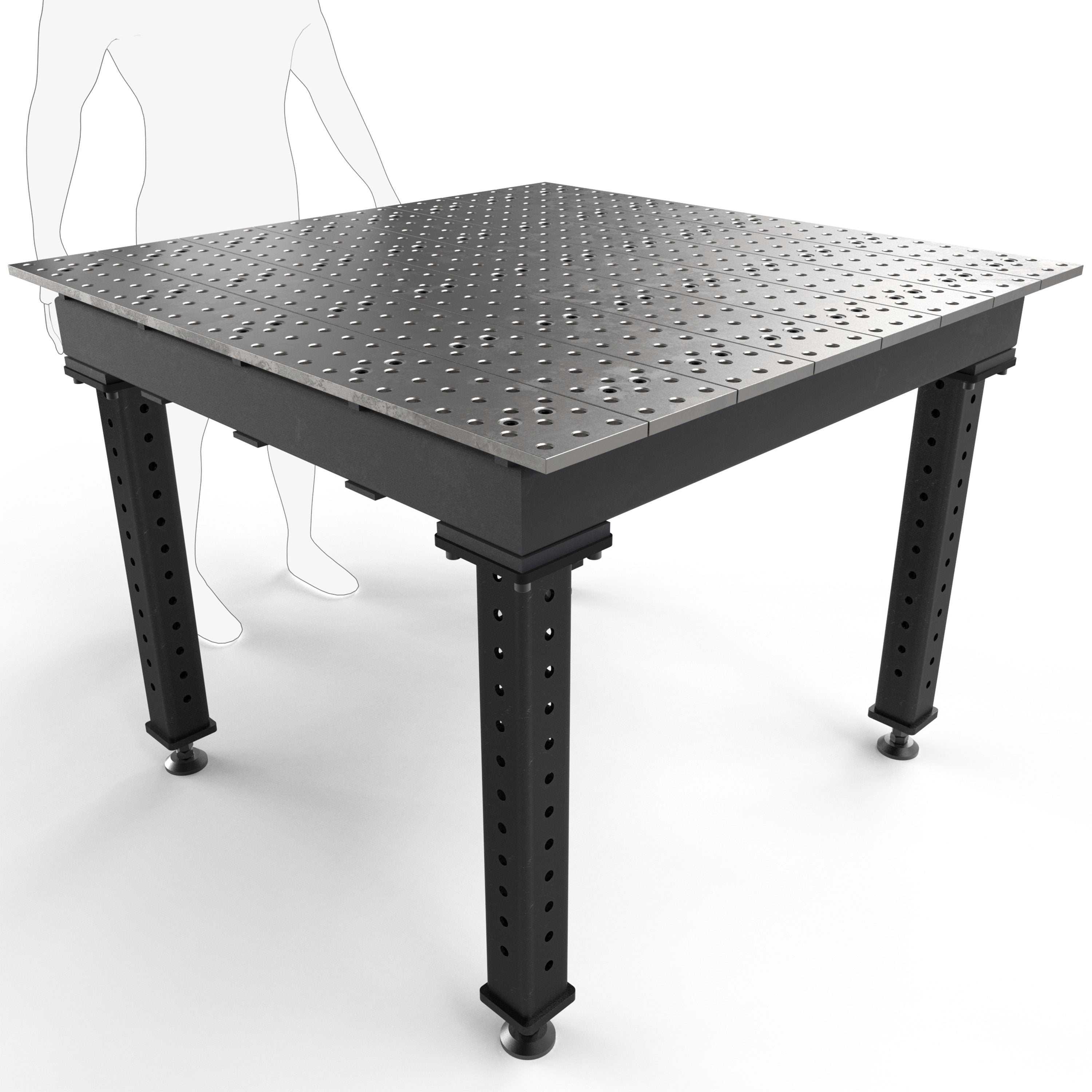Max 4' x 4' (48" x 48") Tables, 5/8" System