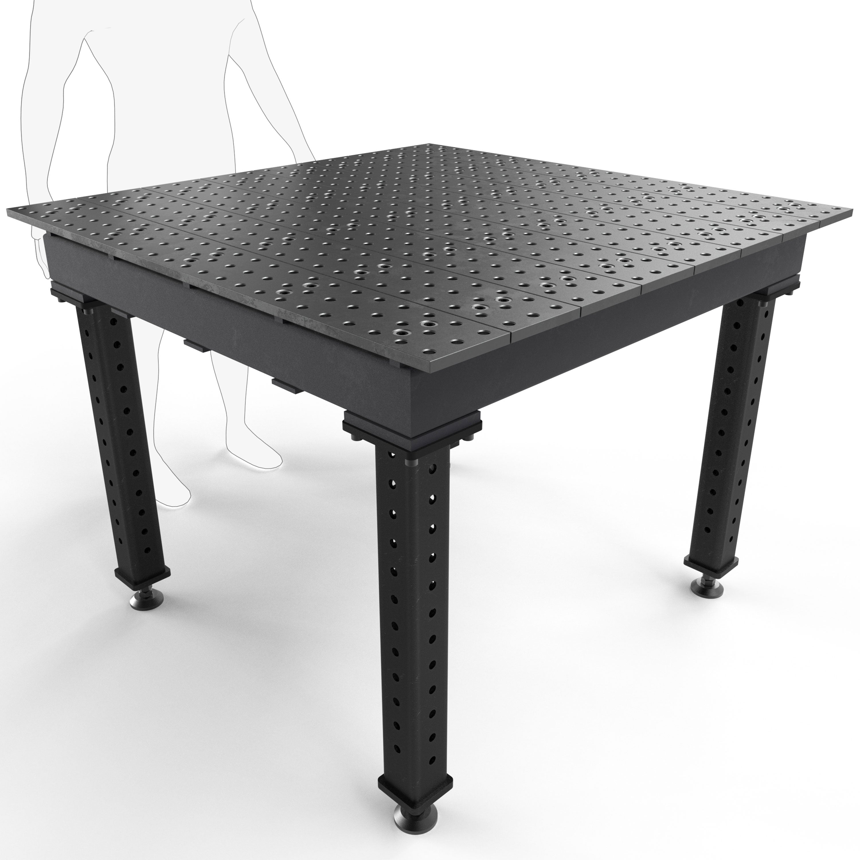 Max 4' x 4' (48" x 48") Tables, 5/8" System