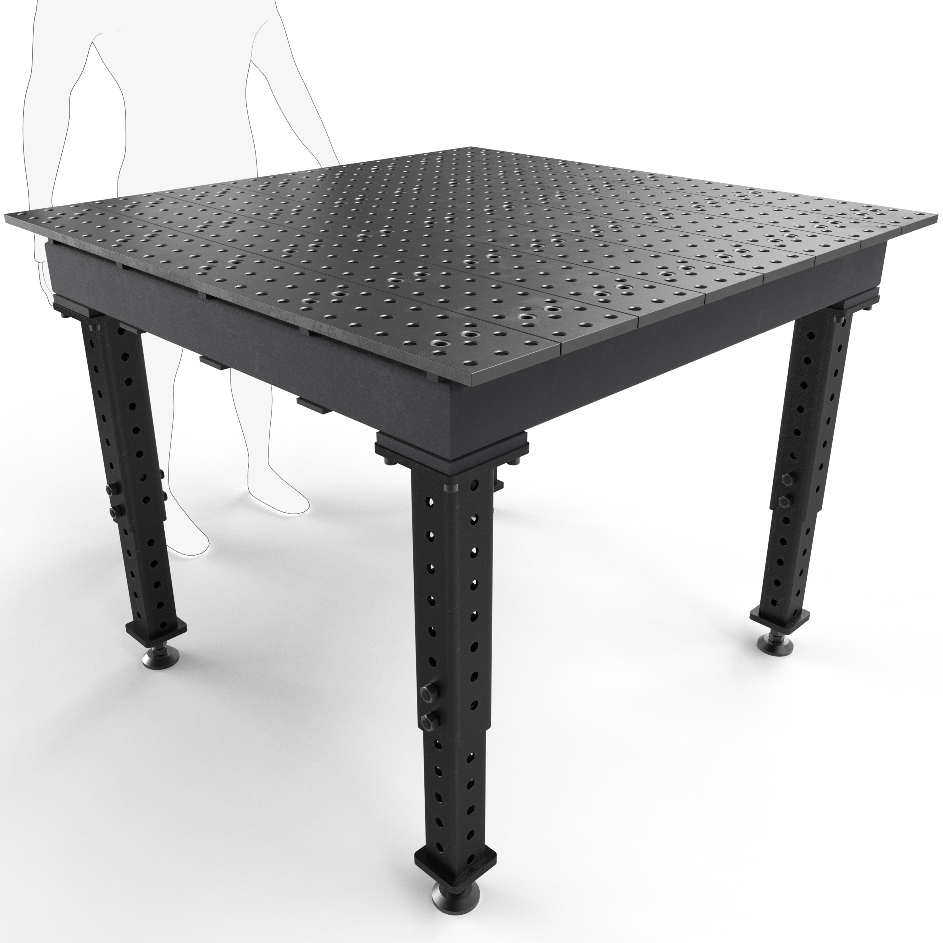 Max 4' x 4' (48" x 48") Tables, 5/8" System