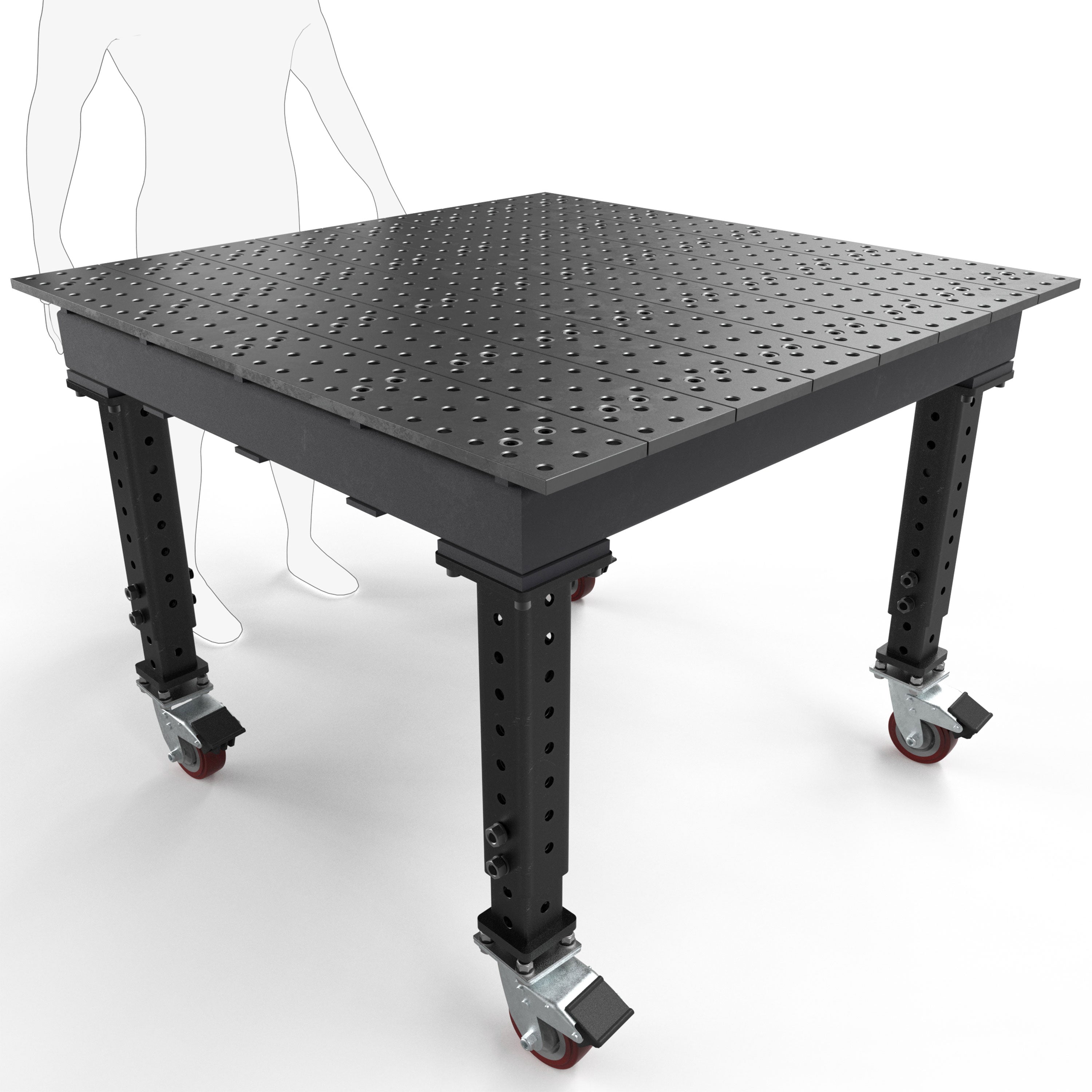 Max 4' x 4' (48" x 48") Tables, 5/8" System