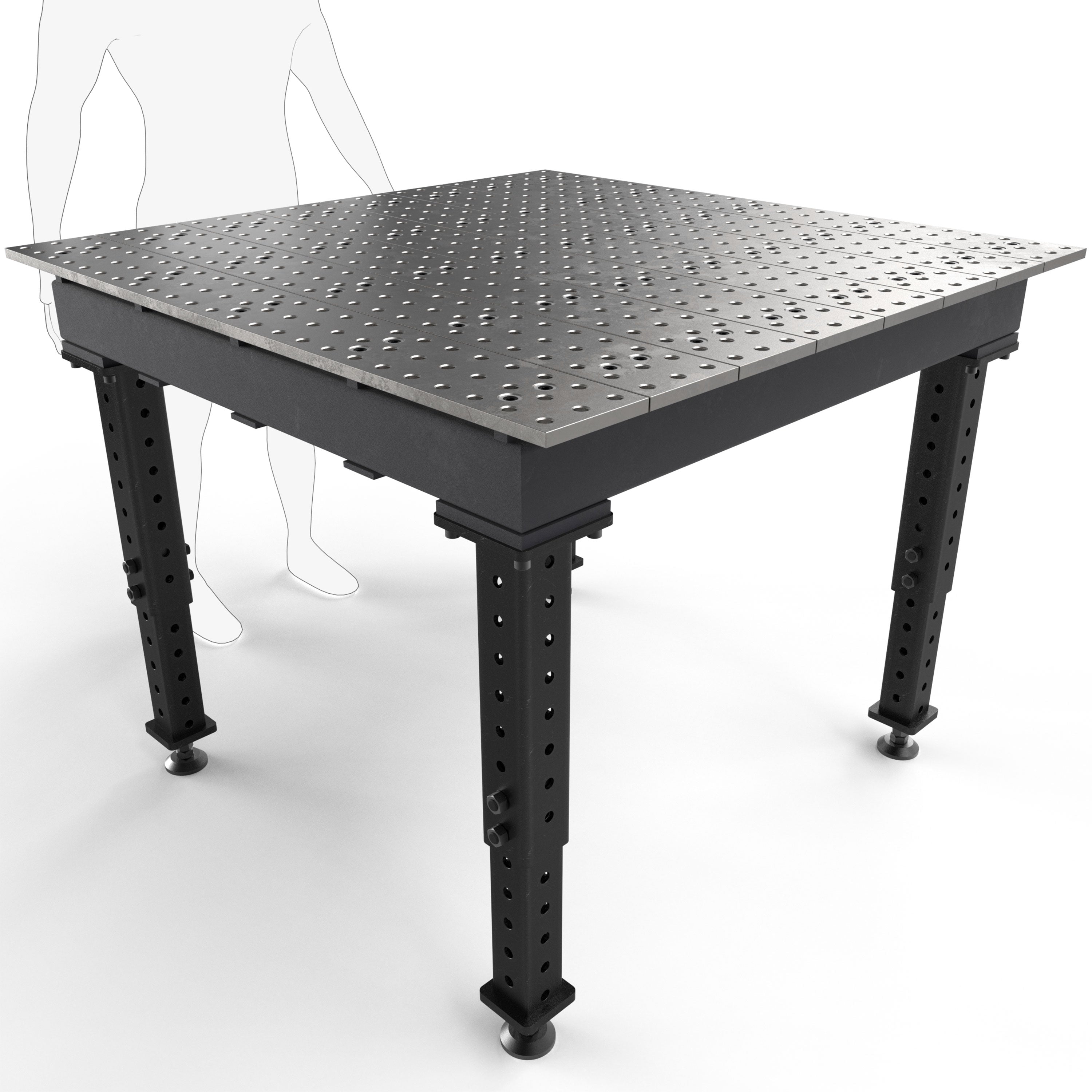 Max 4' x 4' (48" x 48") Tables, 5/8" System