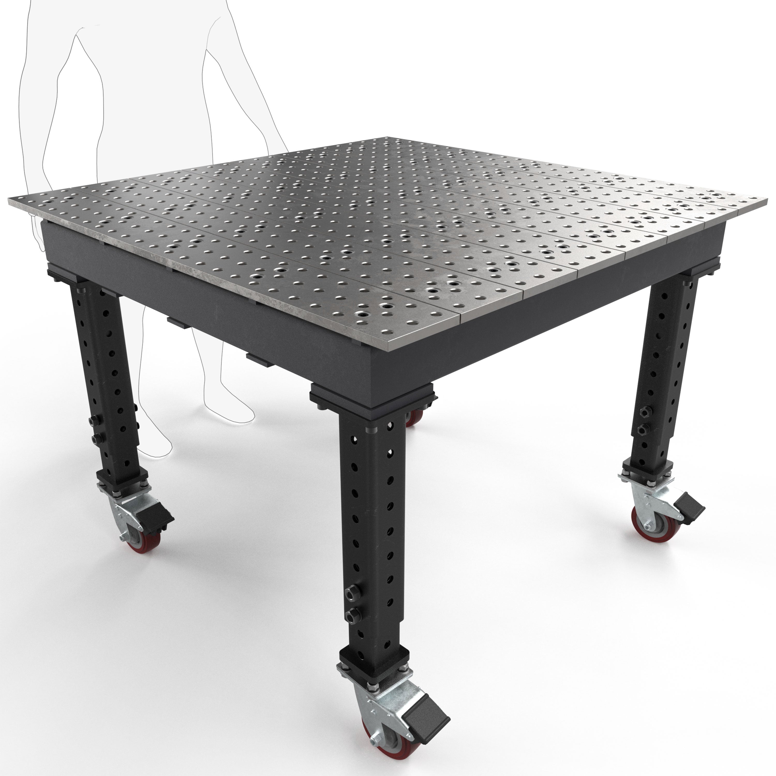 Max 4' x 4' (48" x 48") Tables, 5/8" System