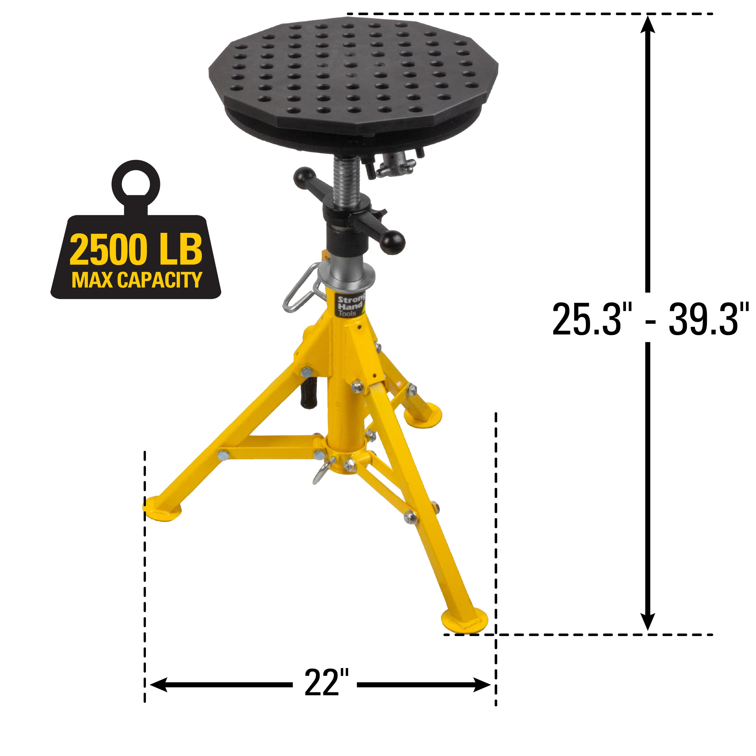 Scout Tripod, 14" Diameter, Work Stand, 5/8" System