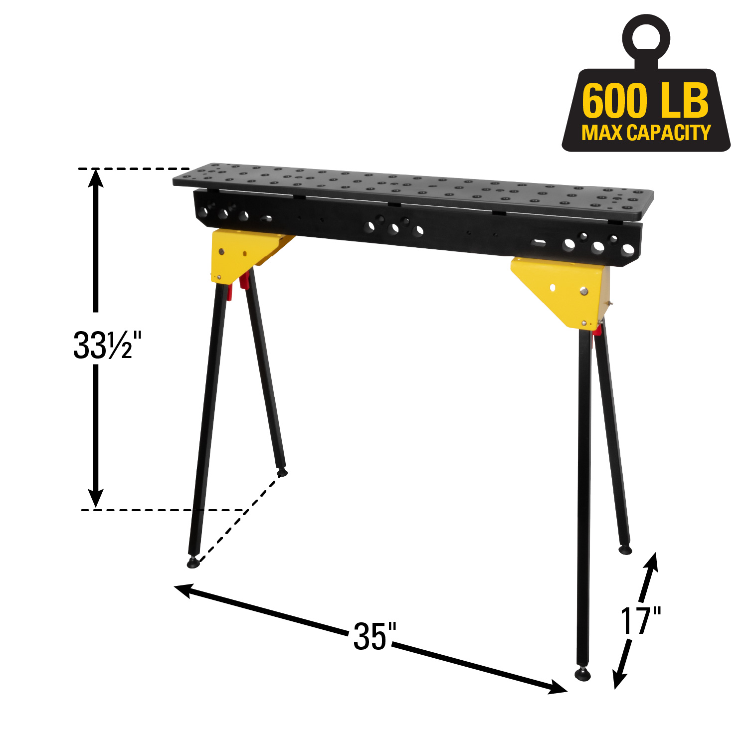 Scout 36, Sawhorse Kit (36" x 6") 5/8" System