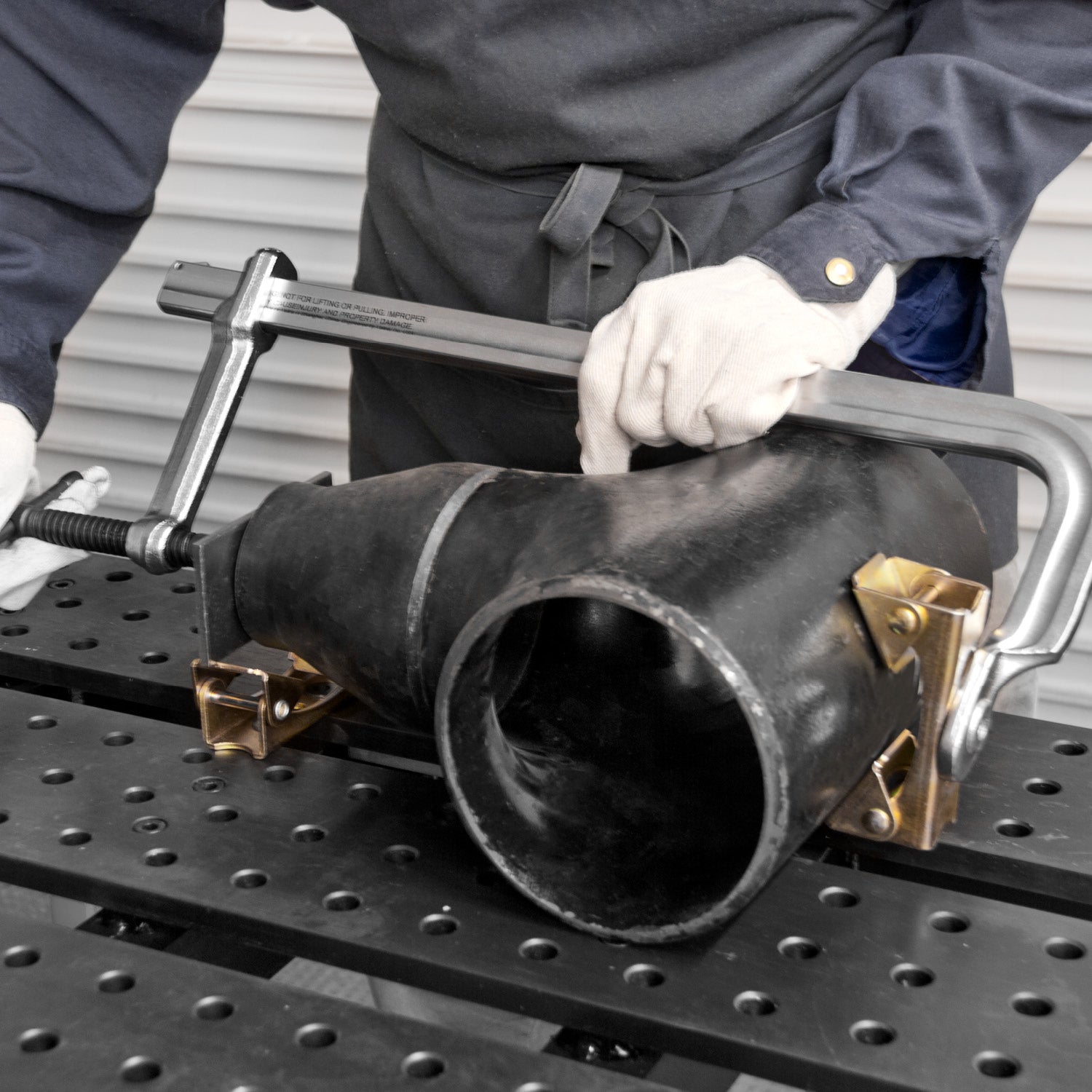 Reversible F-Clamps - 3/16" x 9/16" Rail Size, Heavy Duty Pad (UM Series)
