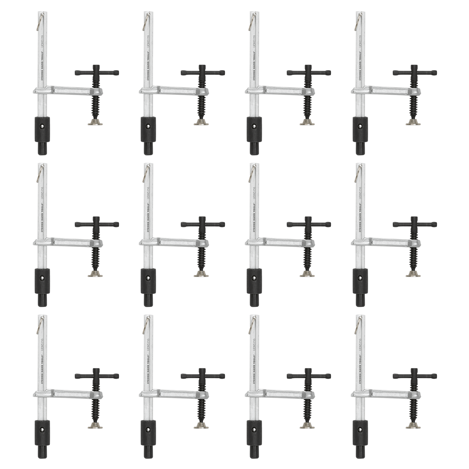 12-pc Inserta Clamp Pack, Fit 5/8 Holes