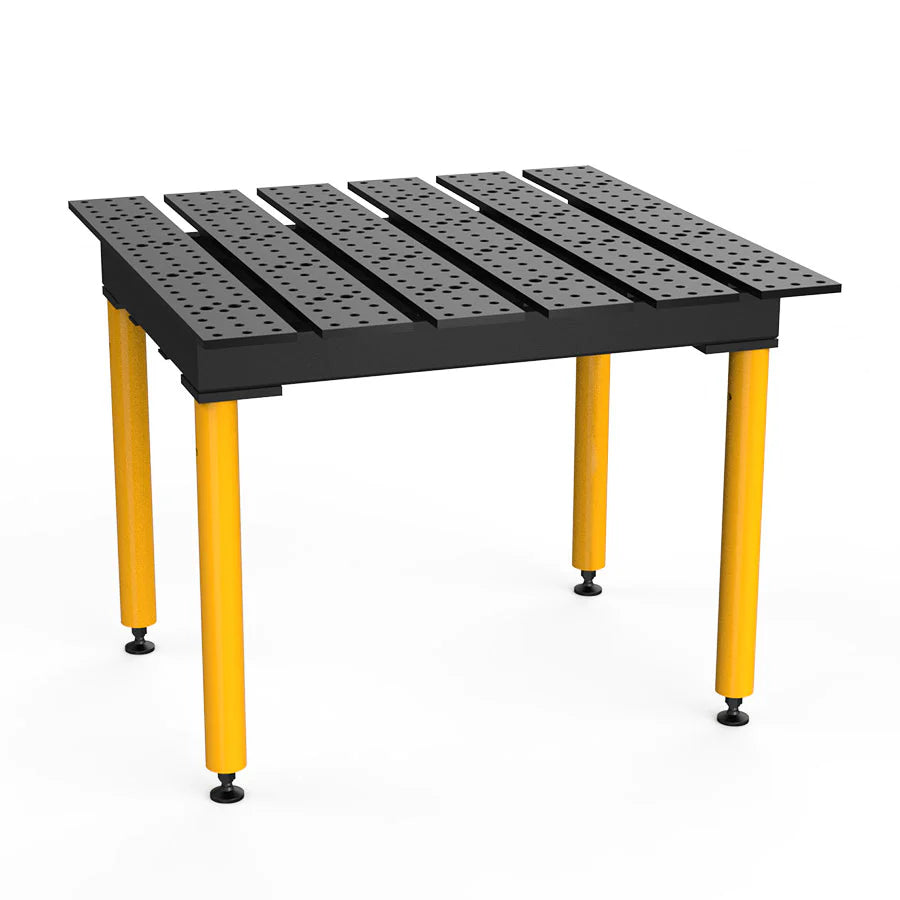 Slotted 4' × 4' (47" x 46")  Table, 5/8" System (Older Version)
