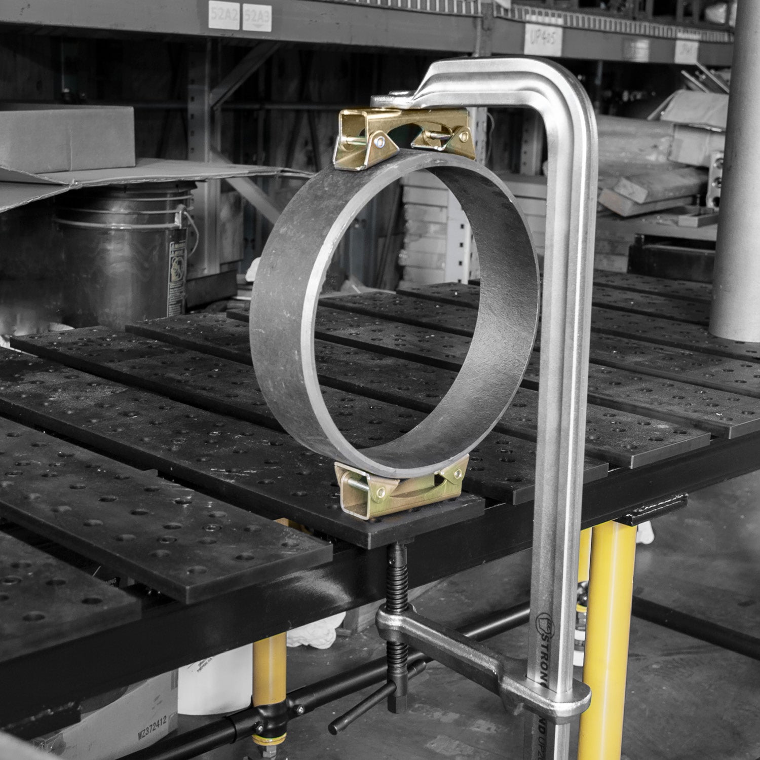 Reversible F-Clamps - 3/16" x 9/16" Rail Size, Heavy Duty Pad (UM Series)