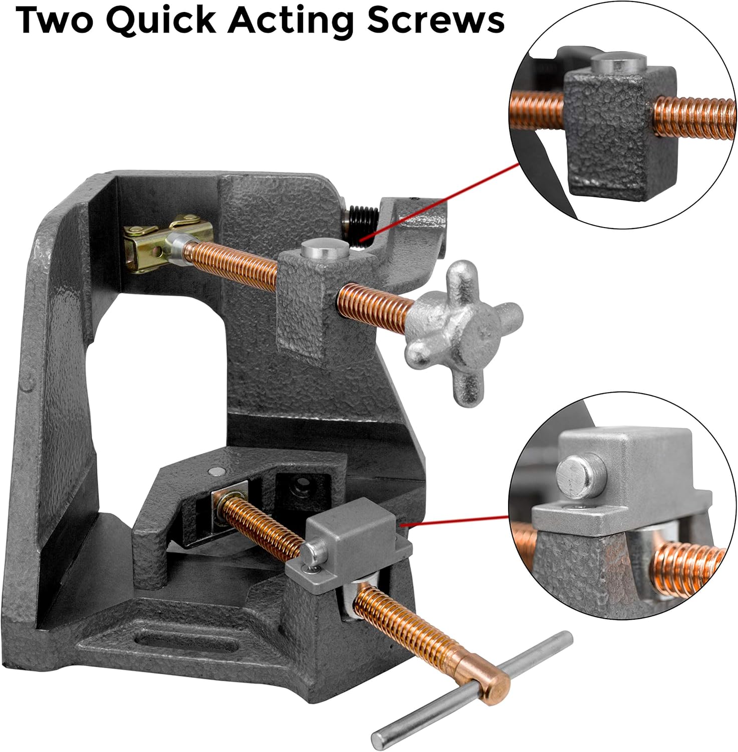 3-Axis Fixture Vise with Quick Acting Screw
