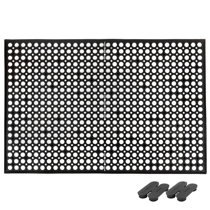 Anti-fatigue Floor Mats w/Connecting Buckles, 24" x 36"