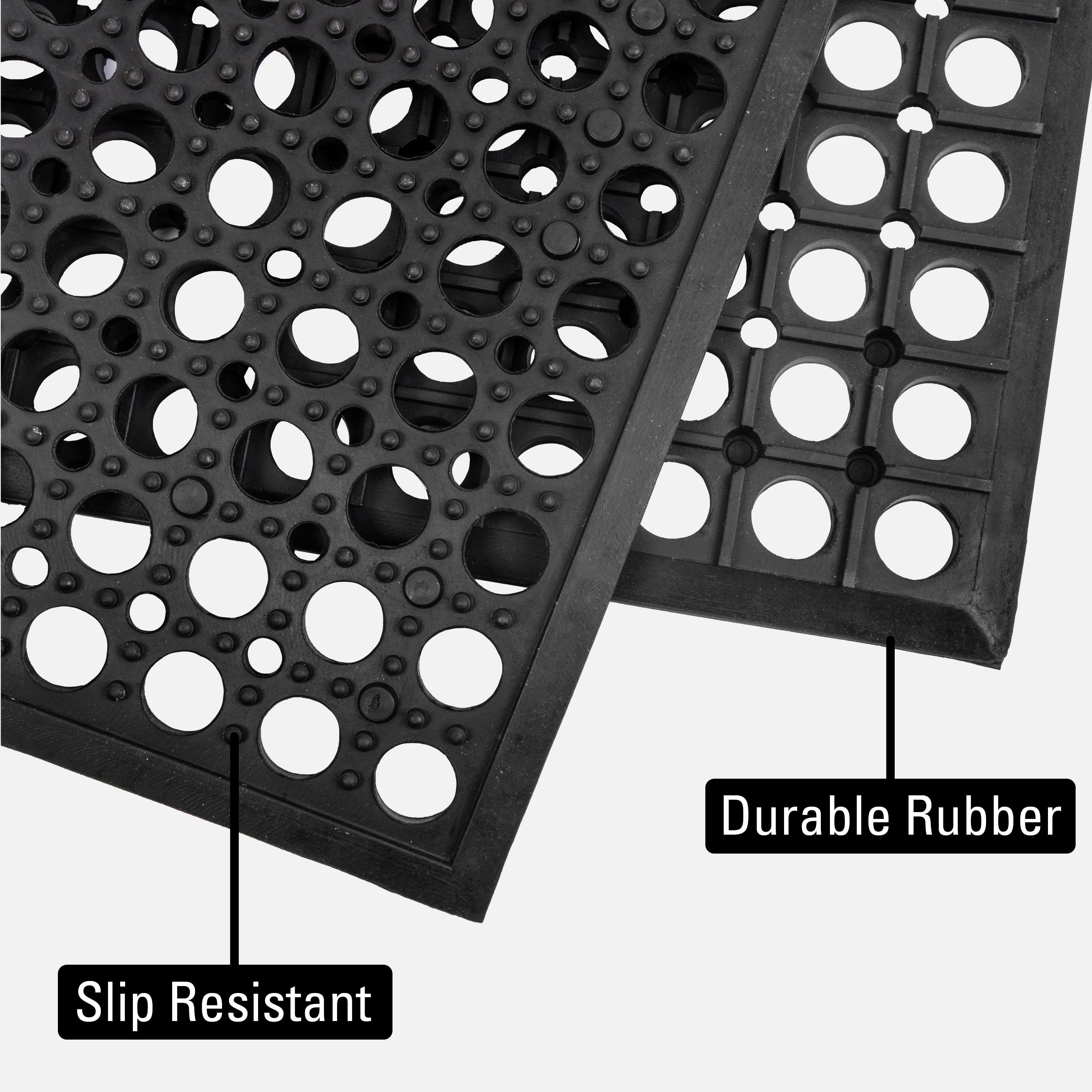 Anti-fatigue Floor Mats w/Connecting Buckles, 24" x 36"