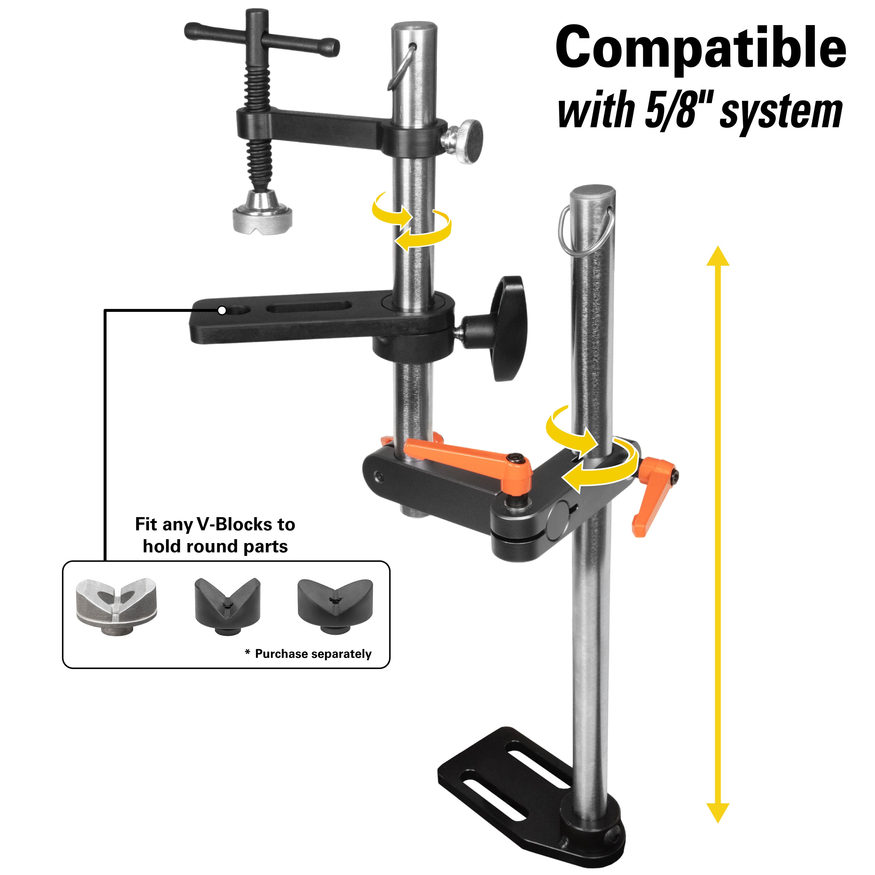 Positioning Clamp 18", Adjustable Angle