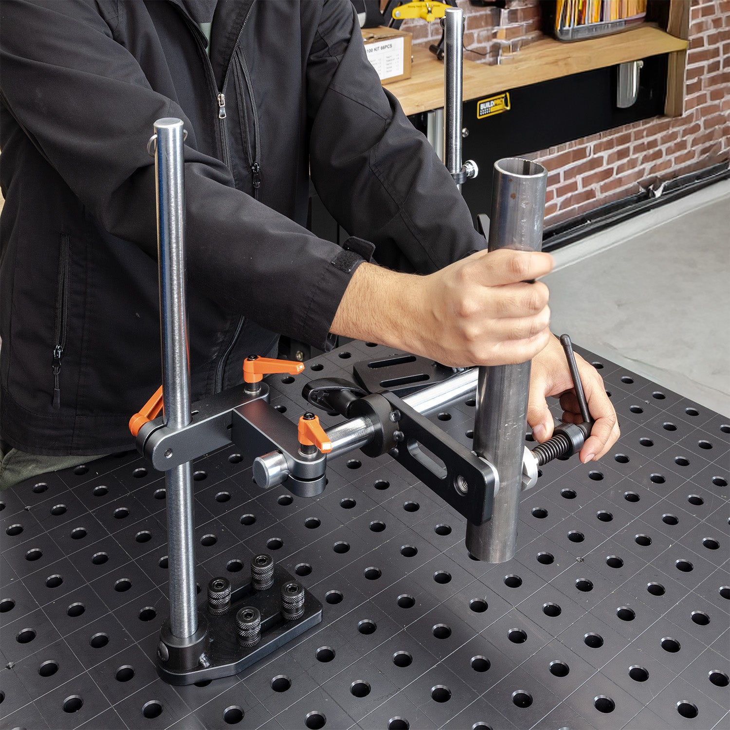 Precision Positioning Clamp 18", Height / Angle Adjustable