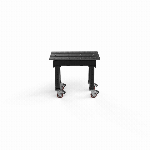 Slotted 2' × 3' (22" x 38") Tables, 5/8" System
