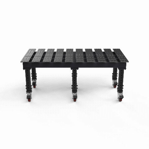 Slotted 6-1/2' × 3' (78" x 38") Table, 5/8" System
