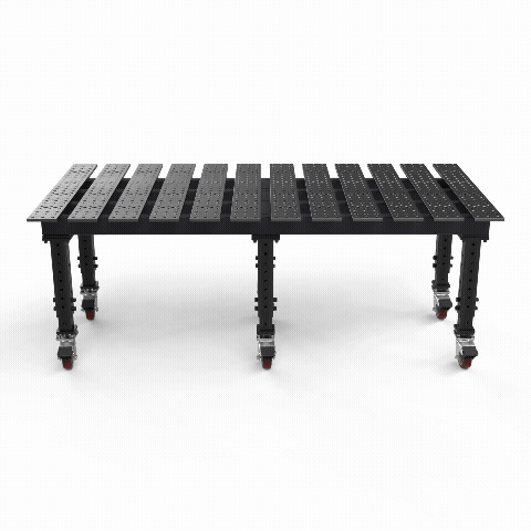 MAX Slotted 8' x 4' (94" x 46") Table, 5/8" System