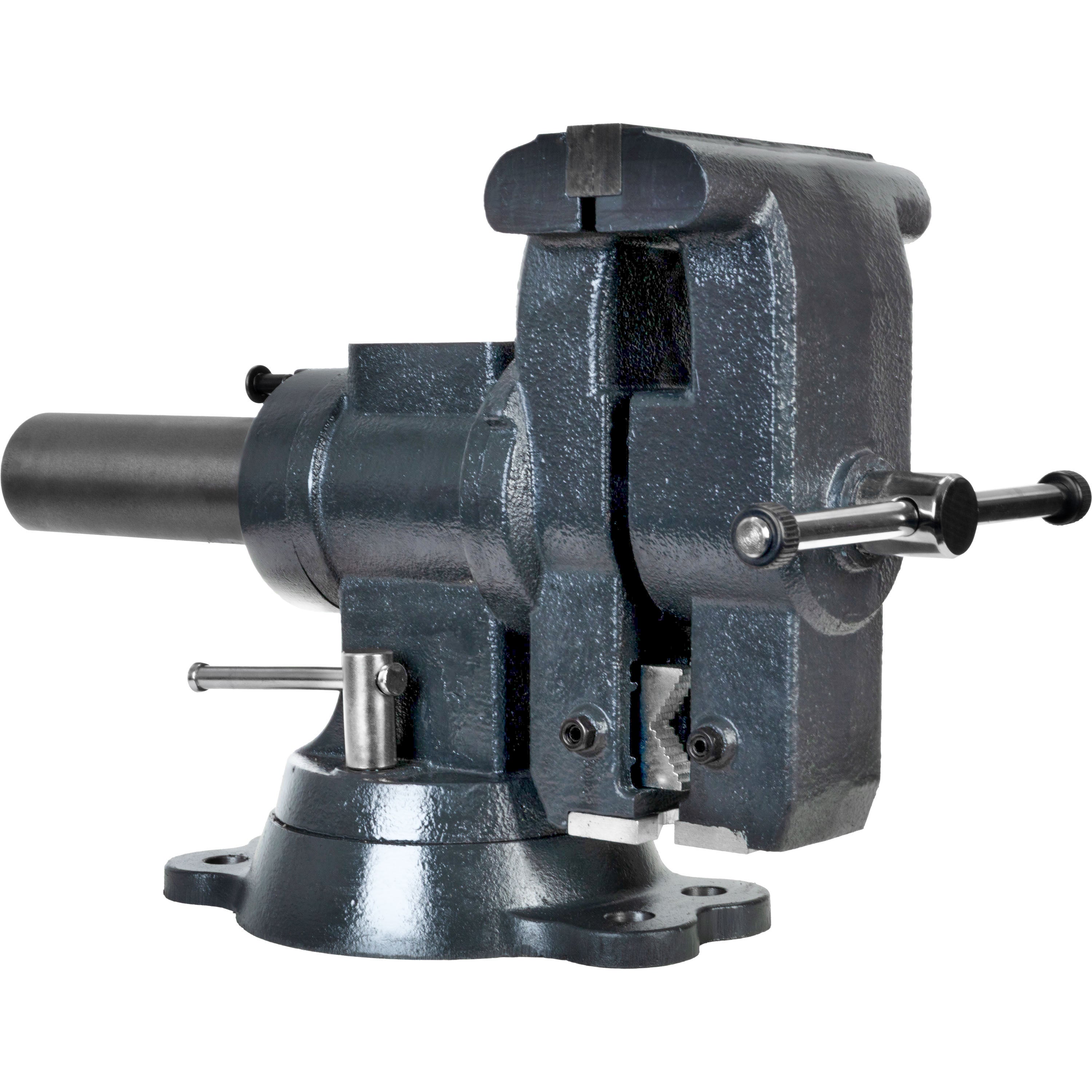 Vise with 360° Rotating Jaw & Base, 5/8" Mounting