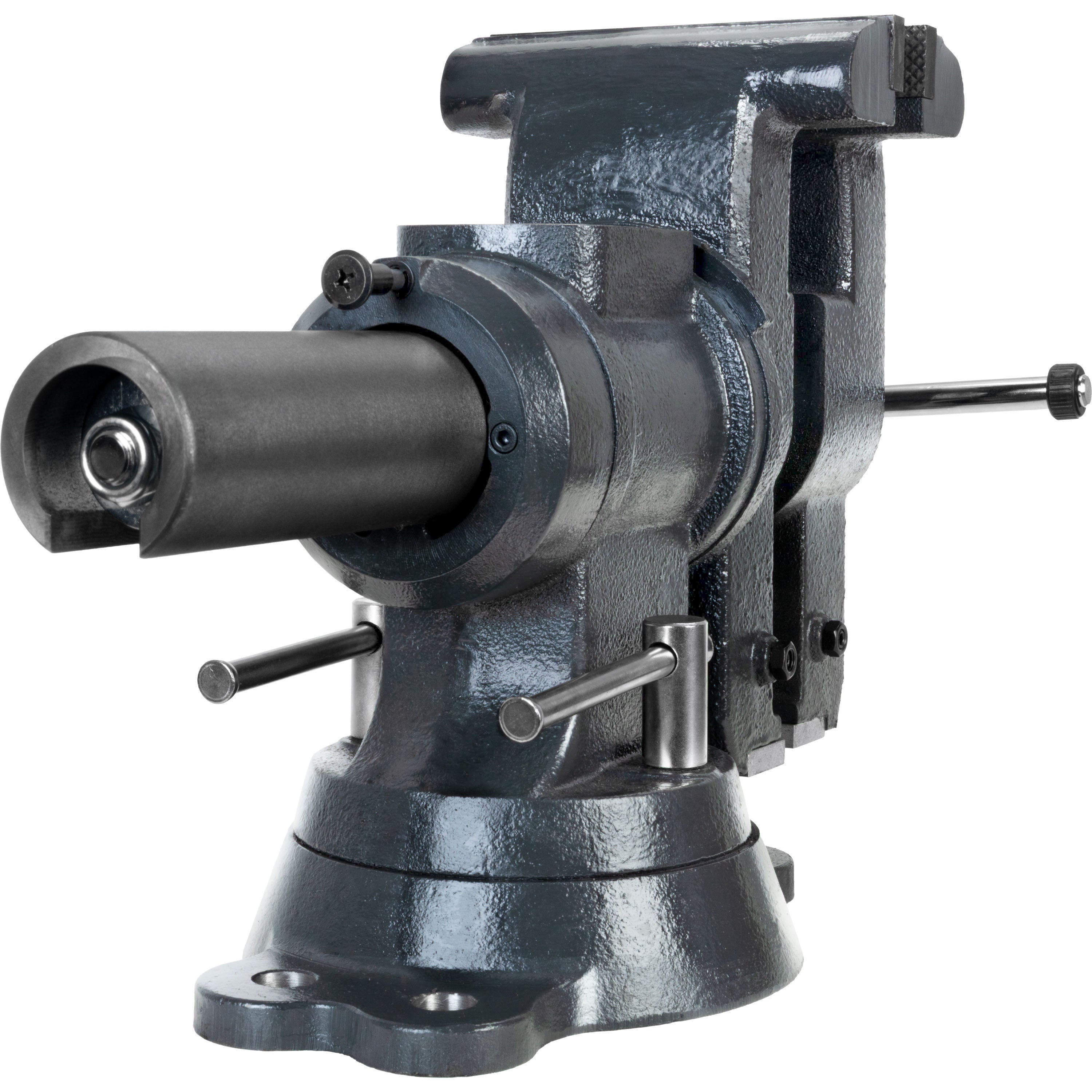 Vise with 360° Rotating Jaw & Base, 5/8" Mounting