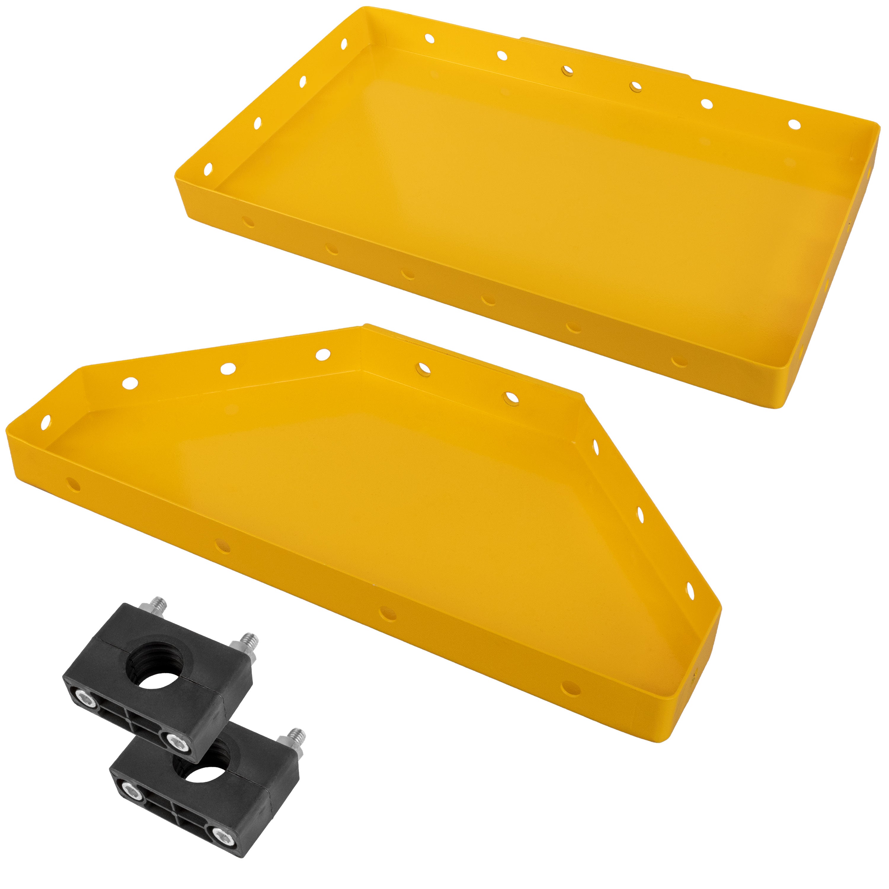 Gas Cylinder Dolly with Tool Trays, 330 lb Load Capacity