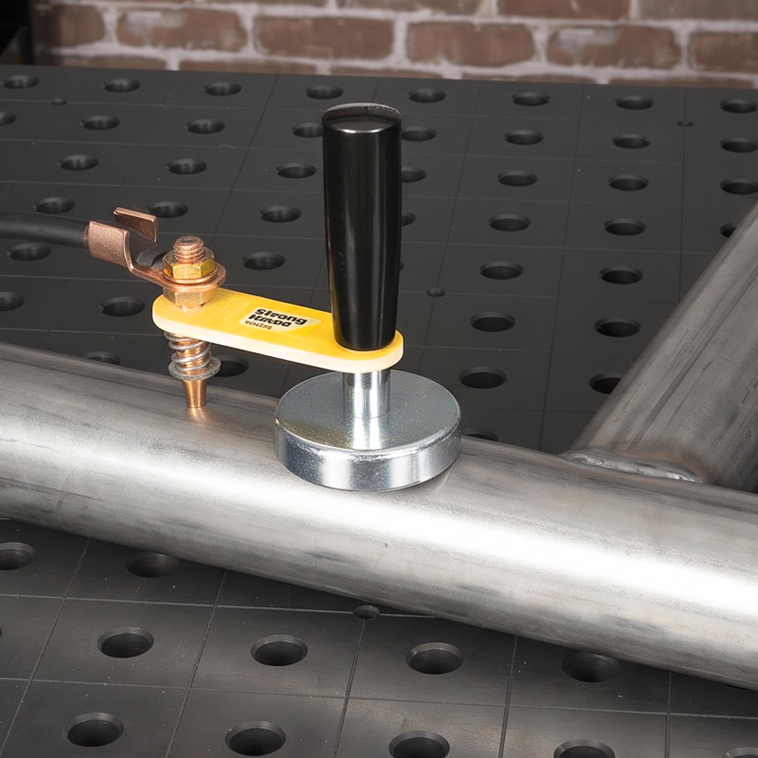 High-Temp Magnetic Spring Ground Clamp
