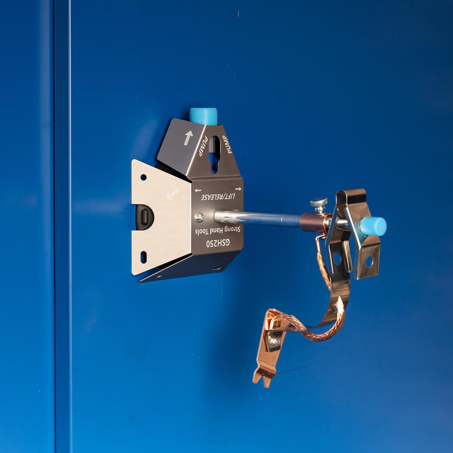 Suction Base Grounding Clamp with Adjustable Spring Arm