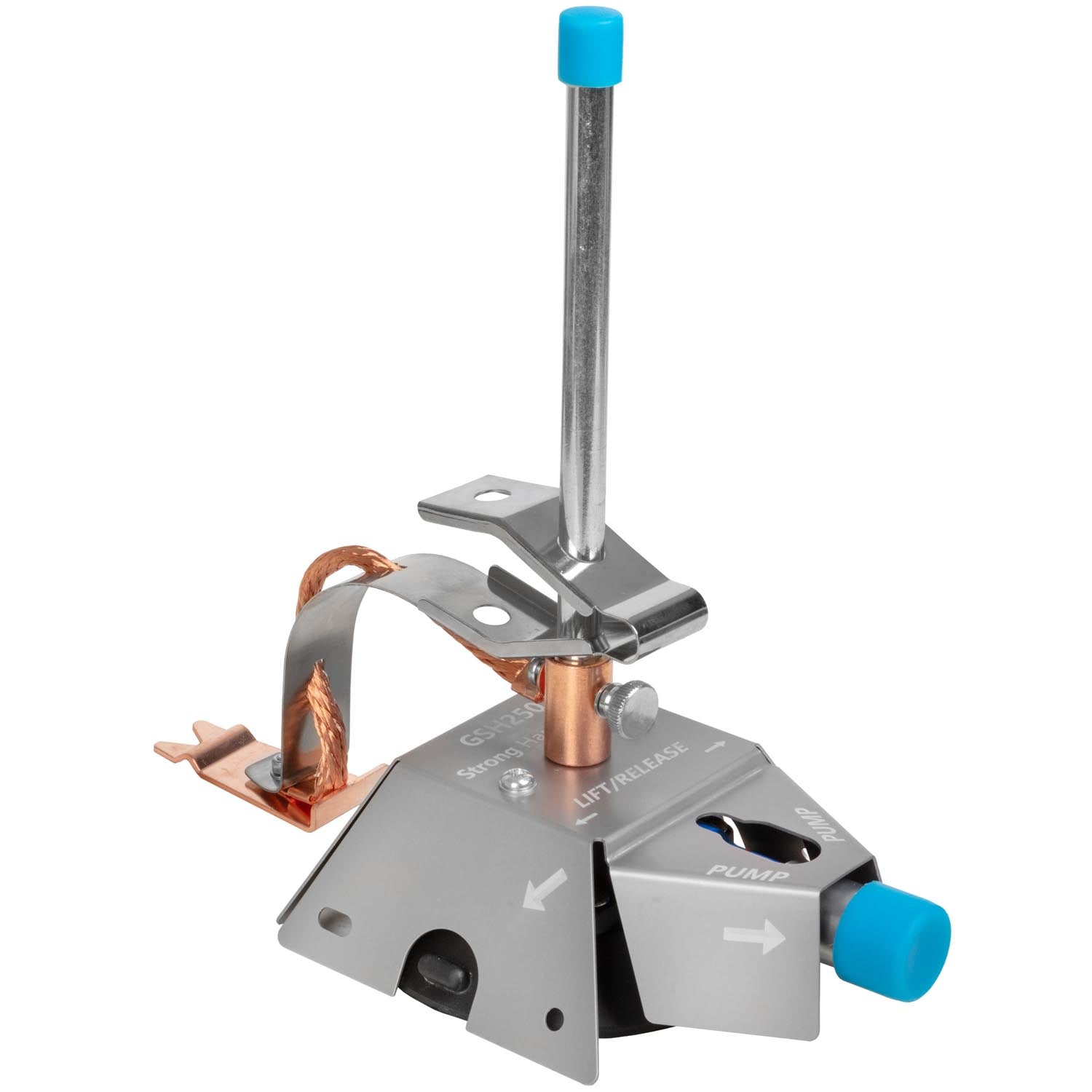 Suction Base Grounding Clamp with Adjustable Spring Arm