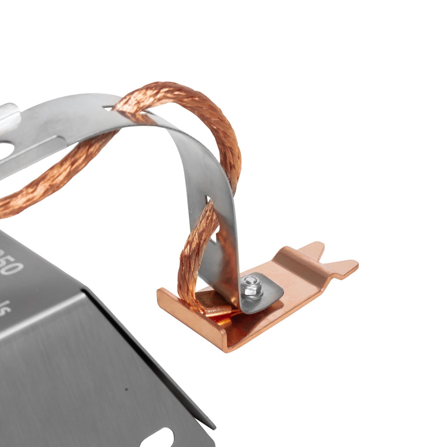 Suction Base Grounding Clamp with Adjustable Spring Arm