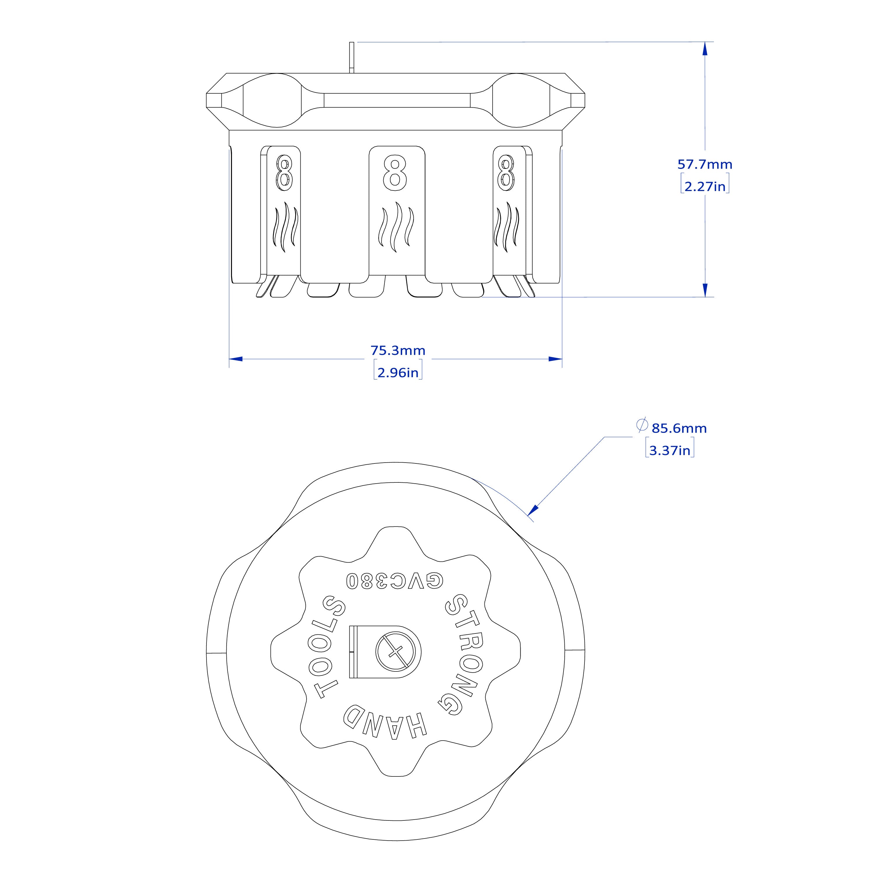 EZ-View Gas Cylinder Valve Indicators, 8-star