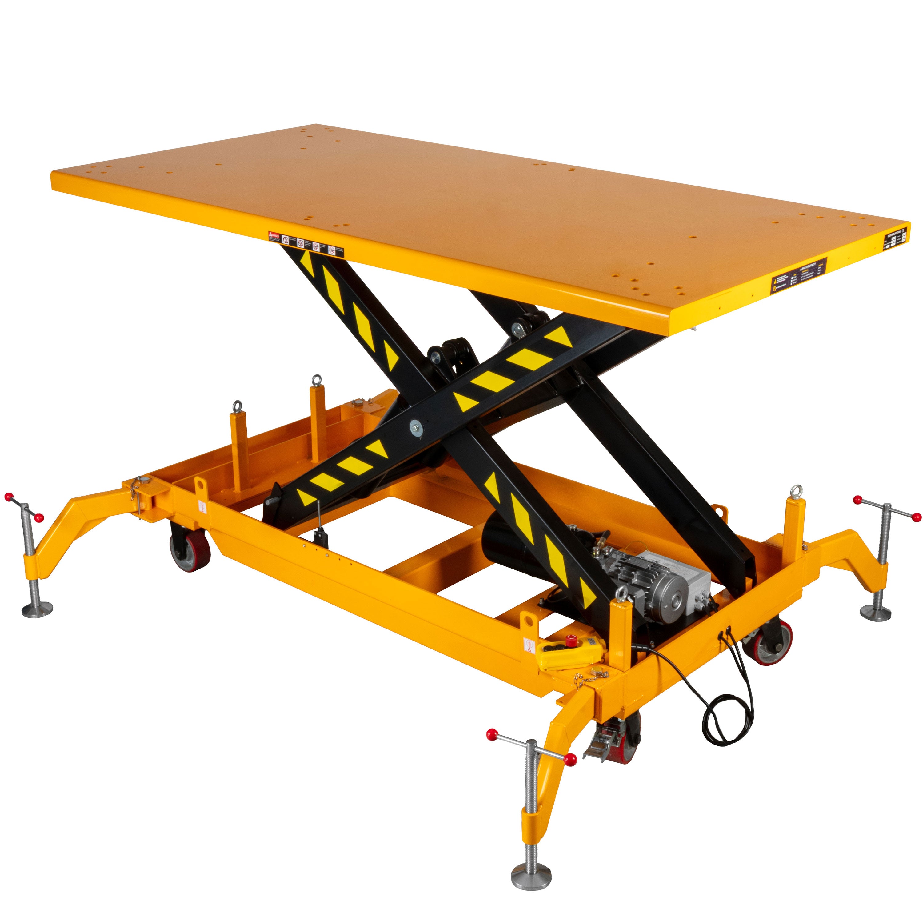 Heavy Duty Electric Hydraulic Scissor Lift, 8,800 lb Capacity