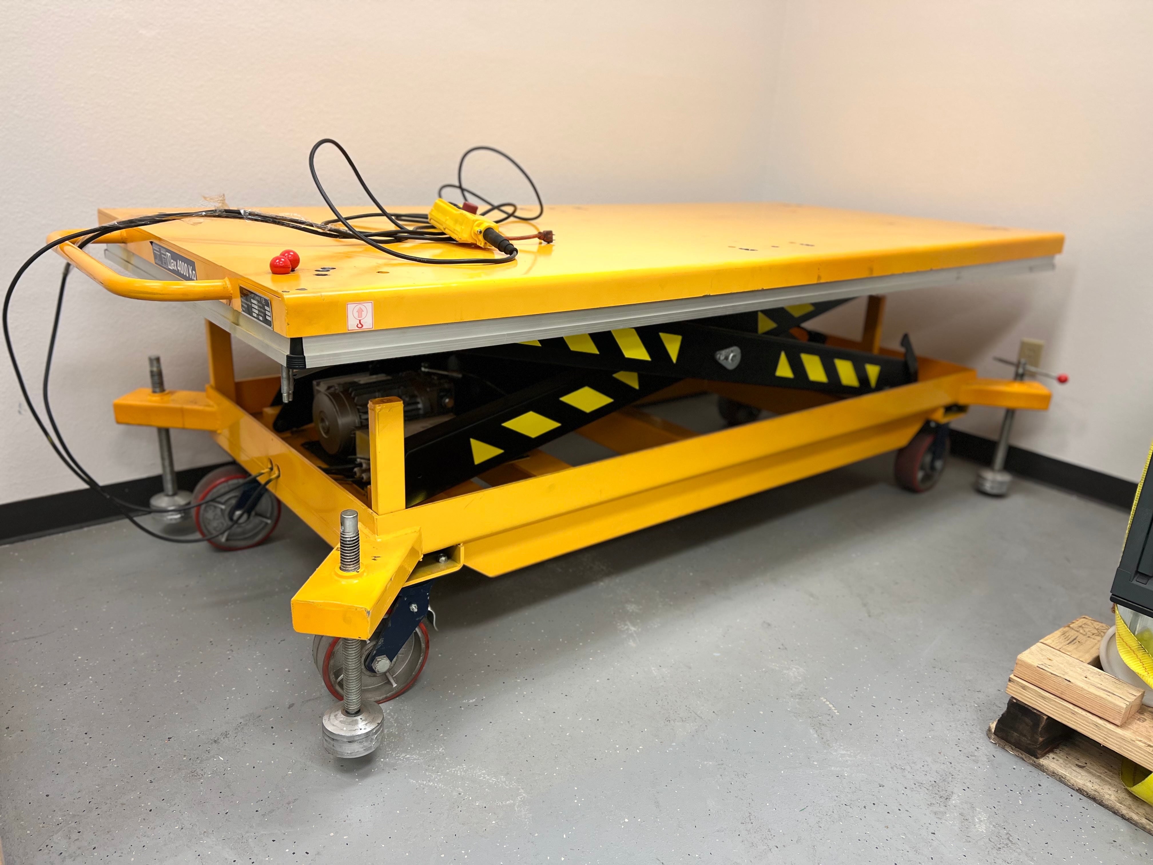 Heavy Duty Hydraulic Scissor Lift Table 98"x42" – 8,800 lb Capacity [Open Box]