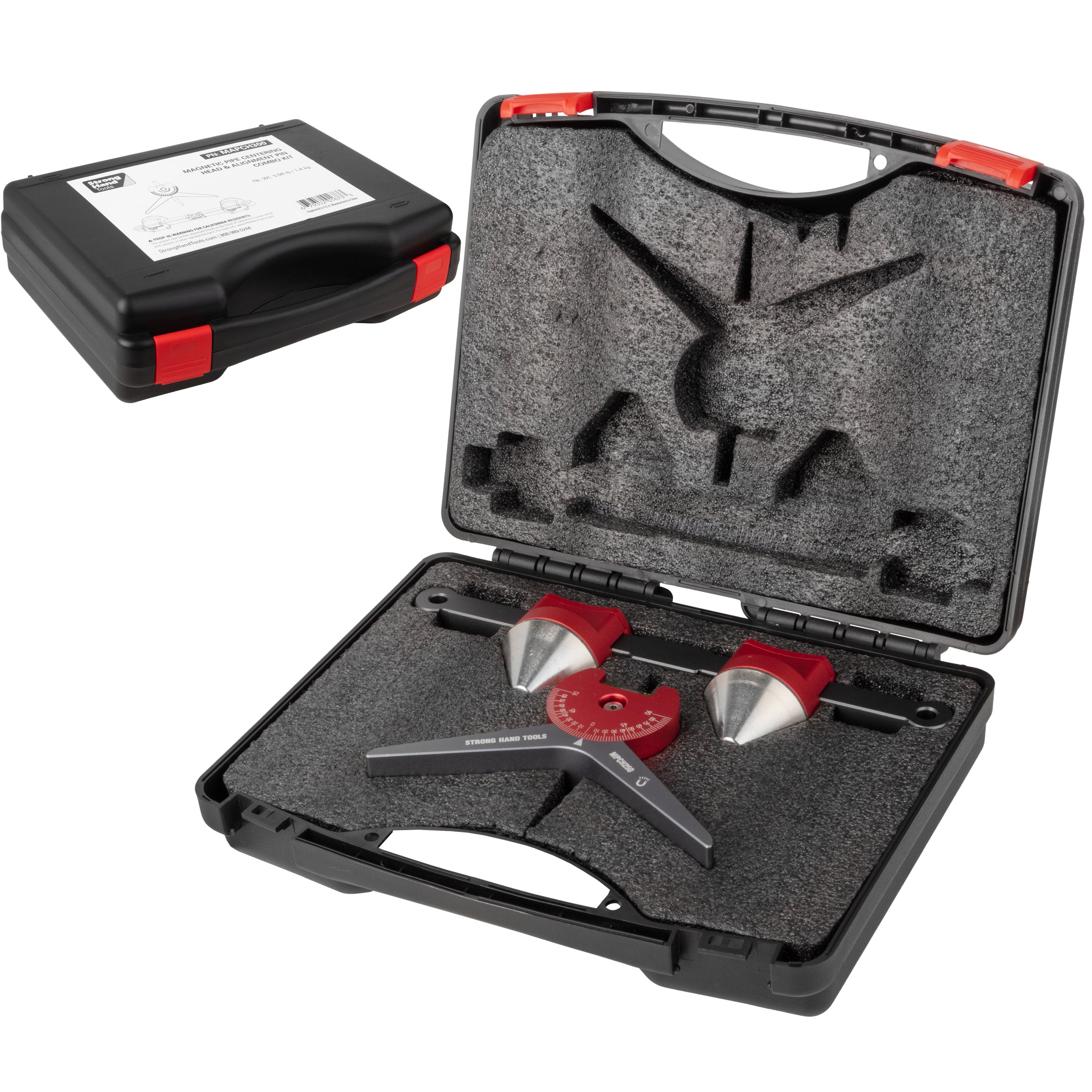Magnetic Pipe Centering Head/Alignment Pin Combo Kit