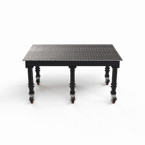 Max 6' x 4' (72" x 48") Table, 5/8" System