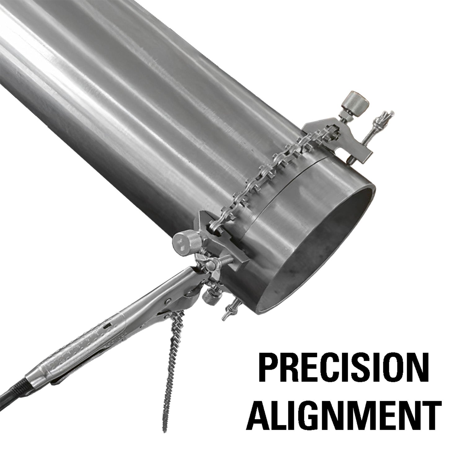 "The Python" Pipe Alignment Chain Pliers