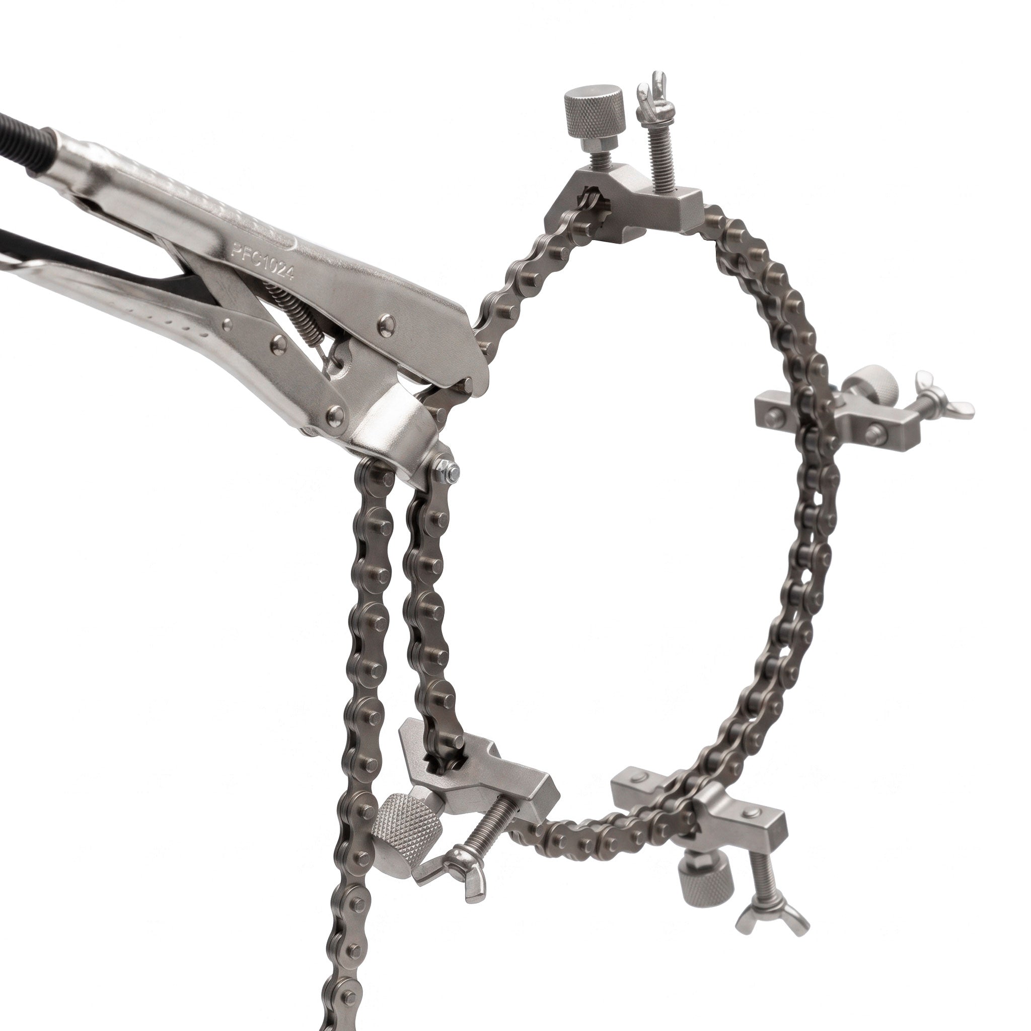 "The Python" Pipe Alignment Chain Pliers