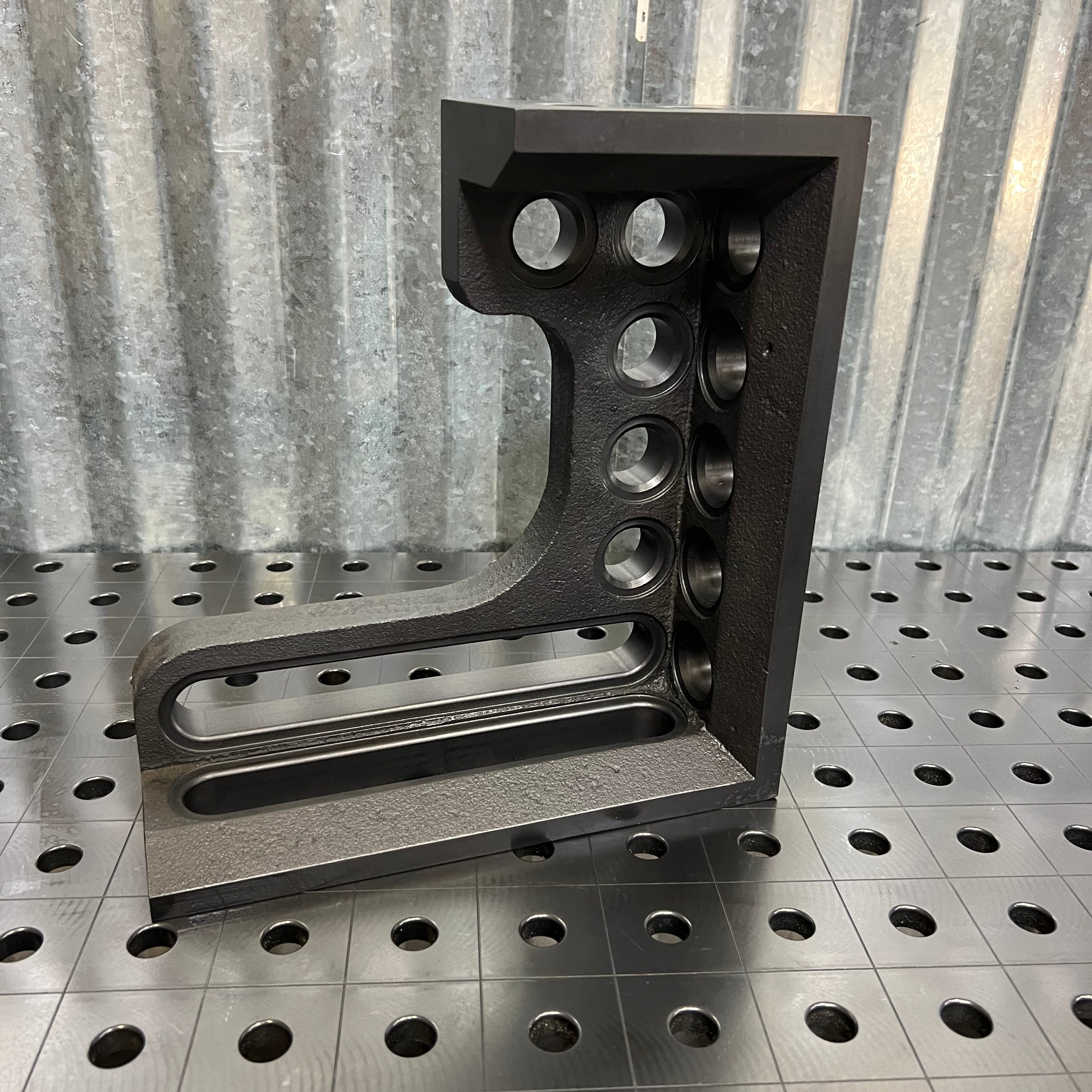 GK Left Stop and Clamping Square, 300 mm, Nitrided [Open Box]