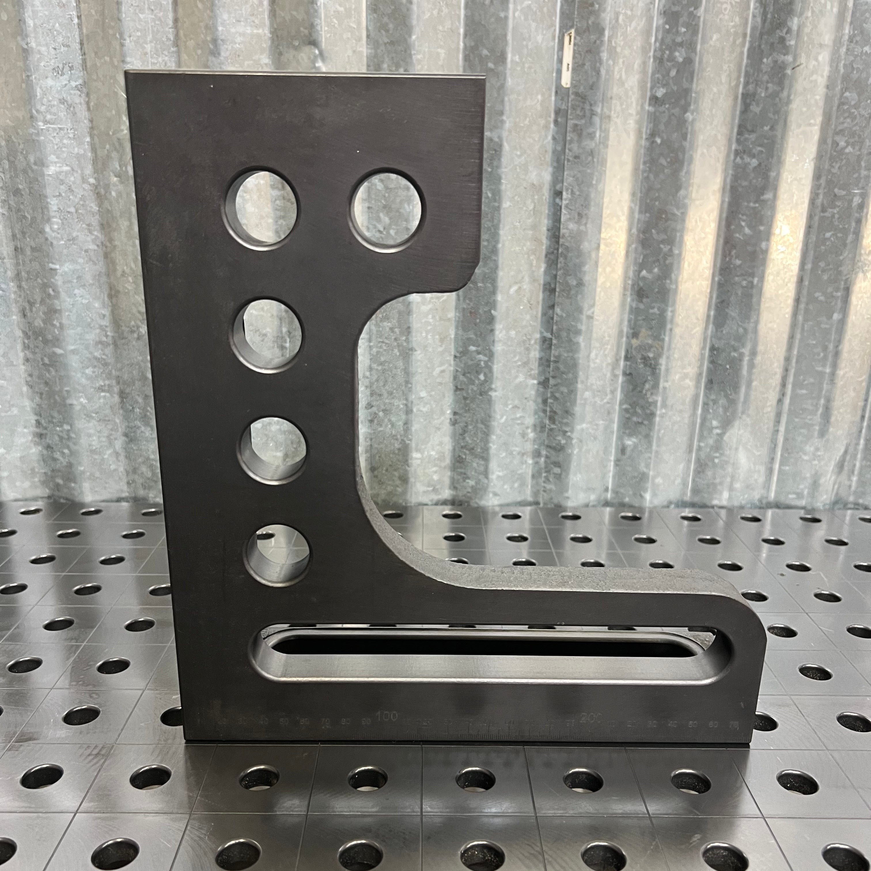 GK Left Stop and Clamping Square, 300 mm, Nitrided [Open Box]