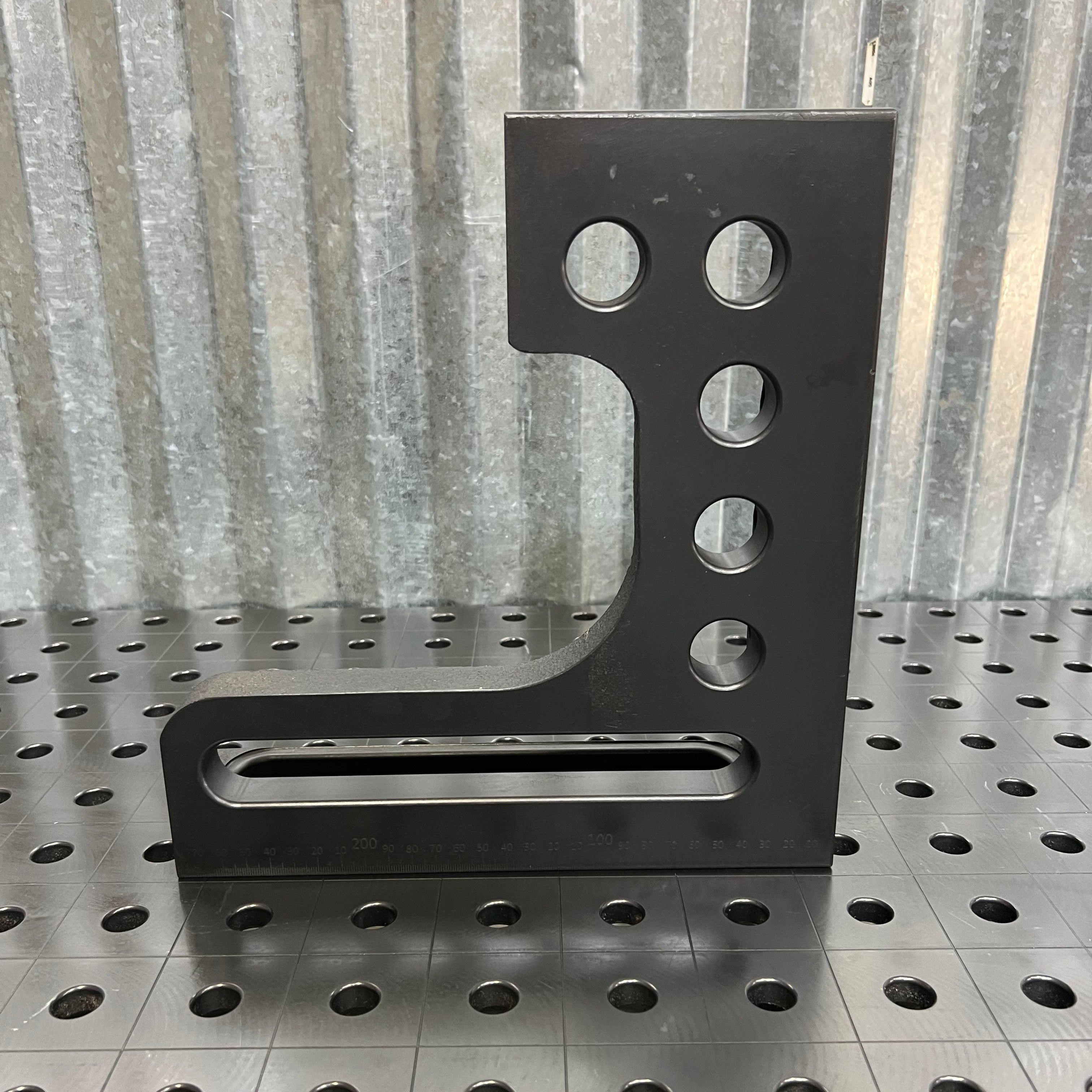 GK Right Stop and Clamping Square, 300 mm, Nitrided [Open Box]