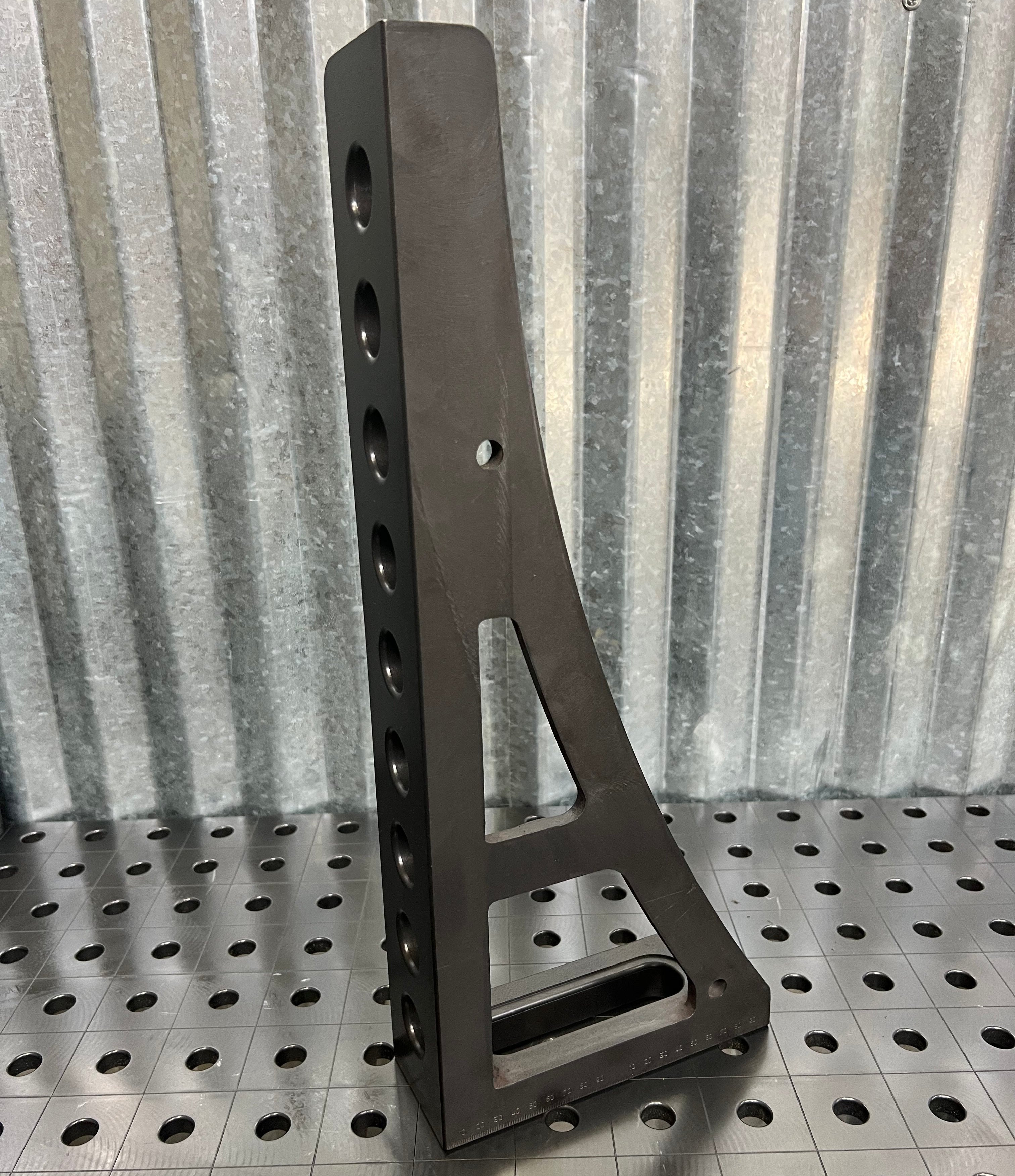G Right Stop and Clamping Square, 500 mm, Nitrided [Open Box]