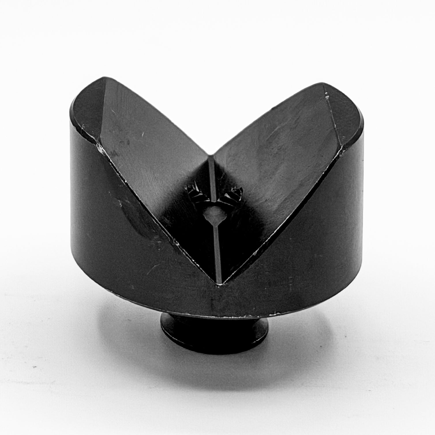 80mm Ø, 90° Prism with Screwed-In Collar (Burnished), 28 mm