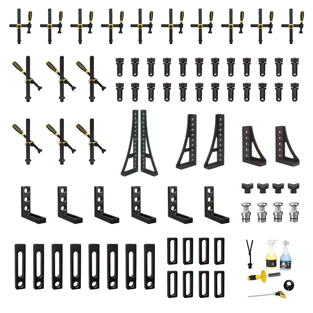 76 Piece Accessory Kit for the System 28 Metric Series Welding Tables