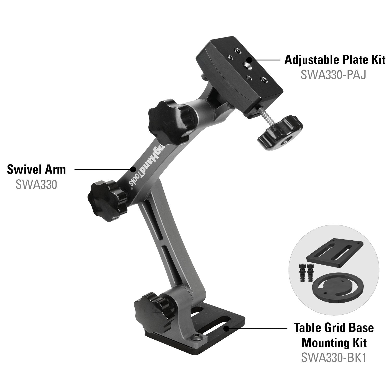 VersaMount Swivel Arm & Mounting Plates