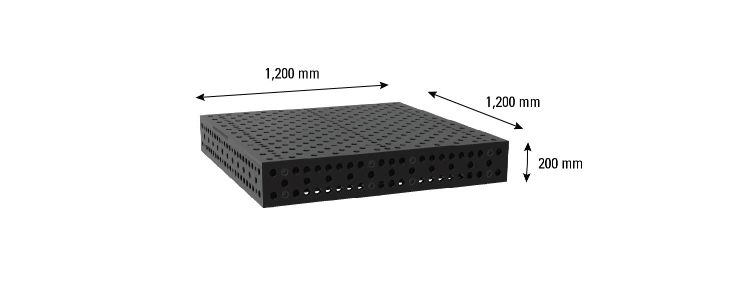 Alpha 28 Tables, 1.2 x 1.2 M