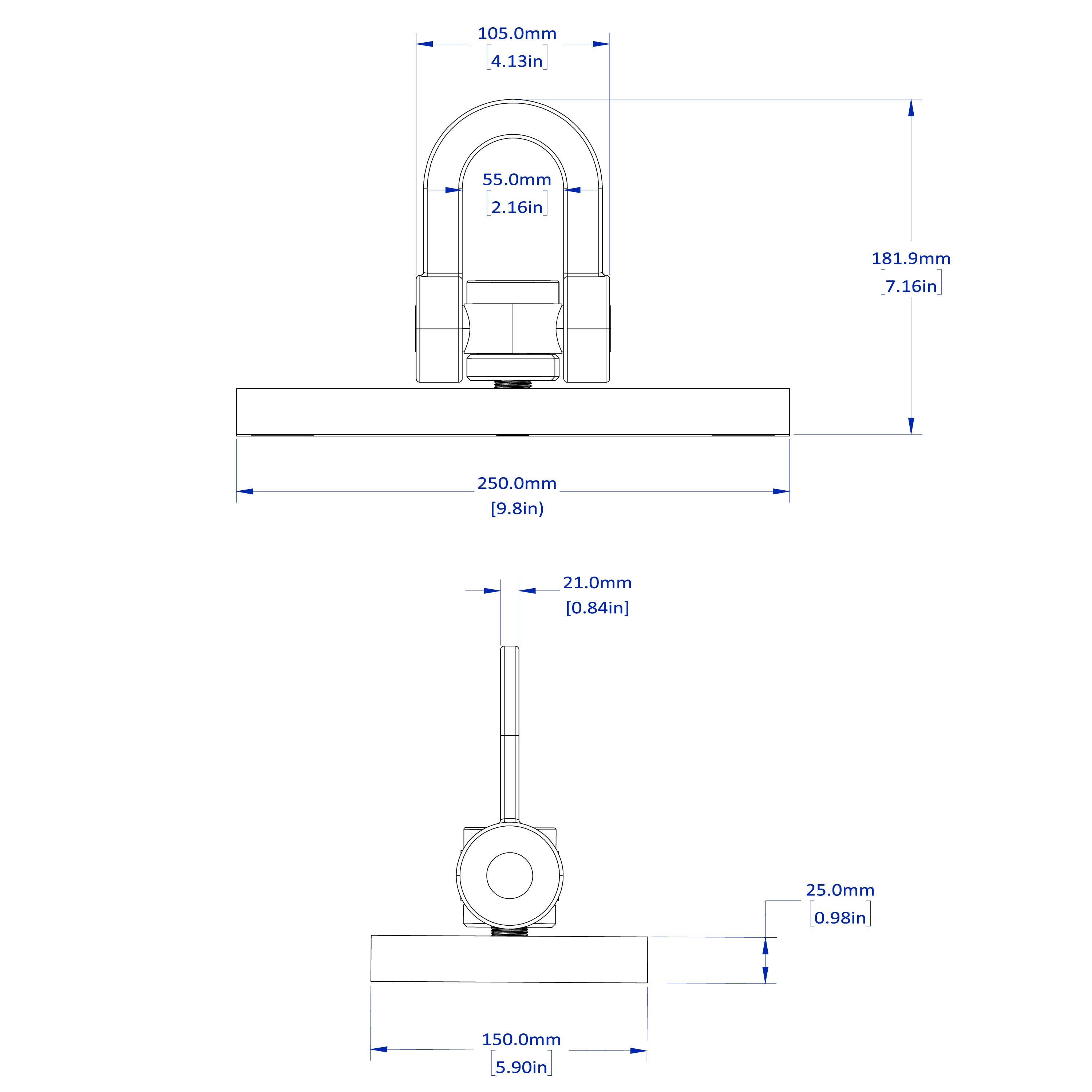 Lifting Brackets, 28 mm