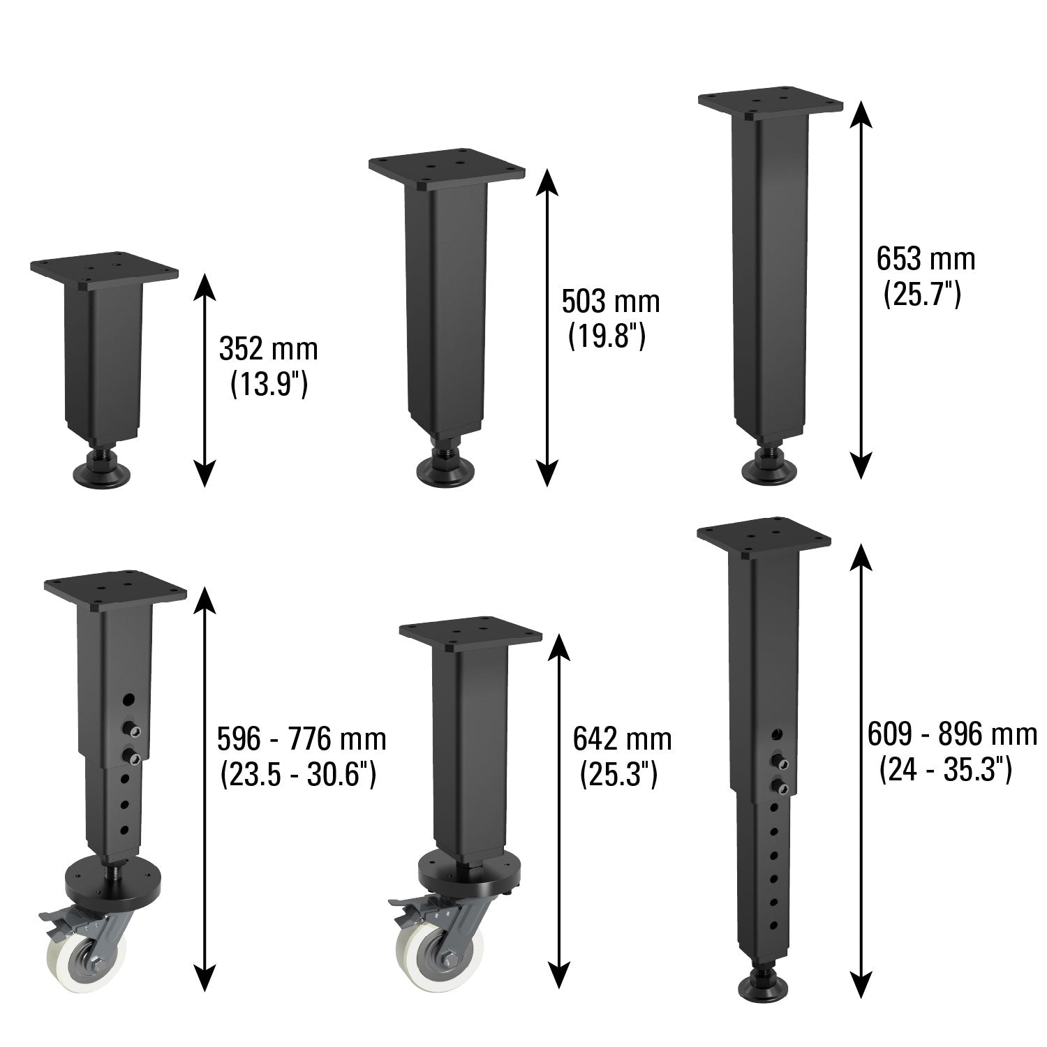 Alpha 28 Tables, 1.2 x 1.2 M