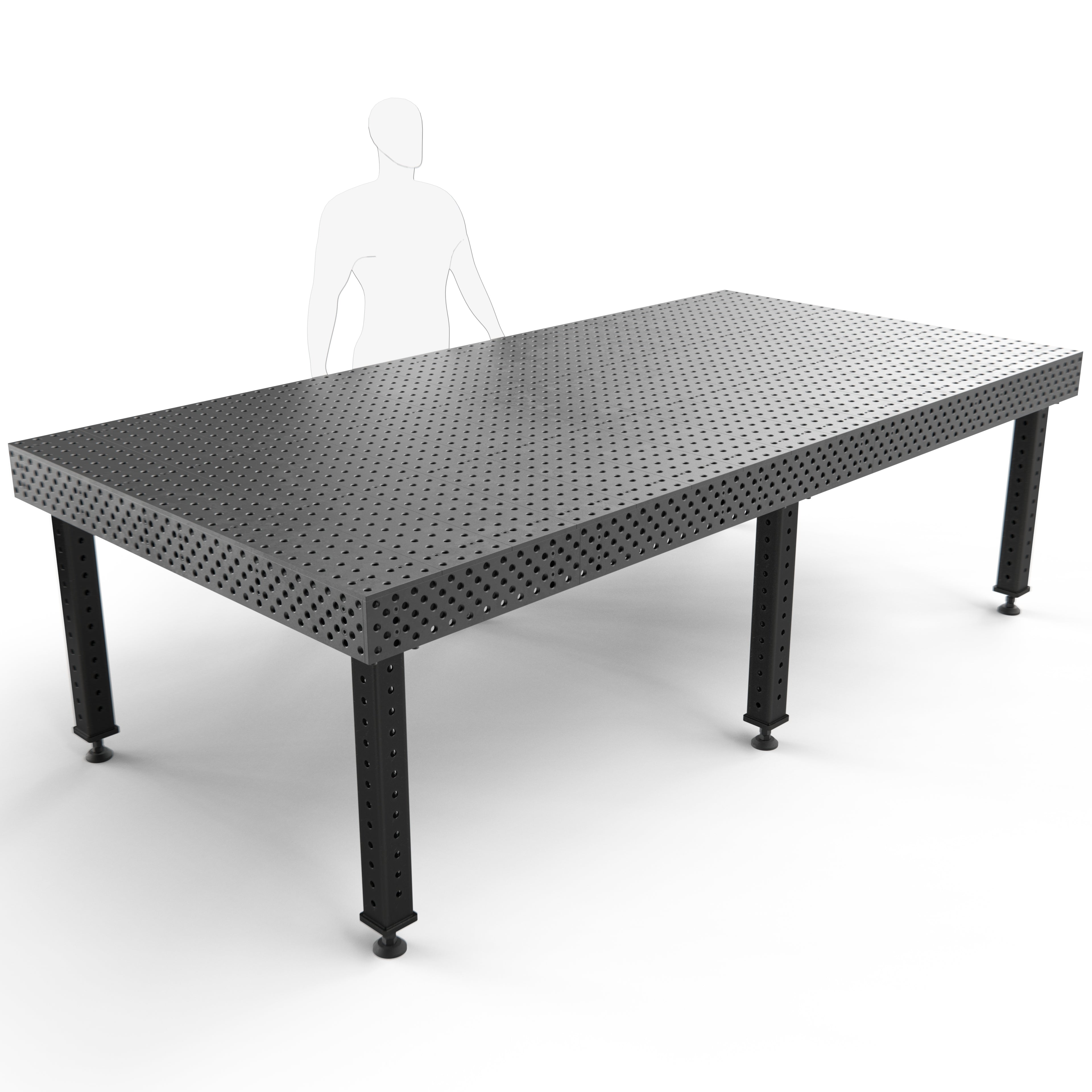 Alpha, 5-Sided, 10' x 5' (120" x 60") Table, 5/8" System