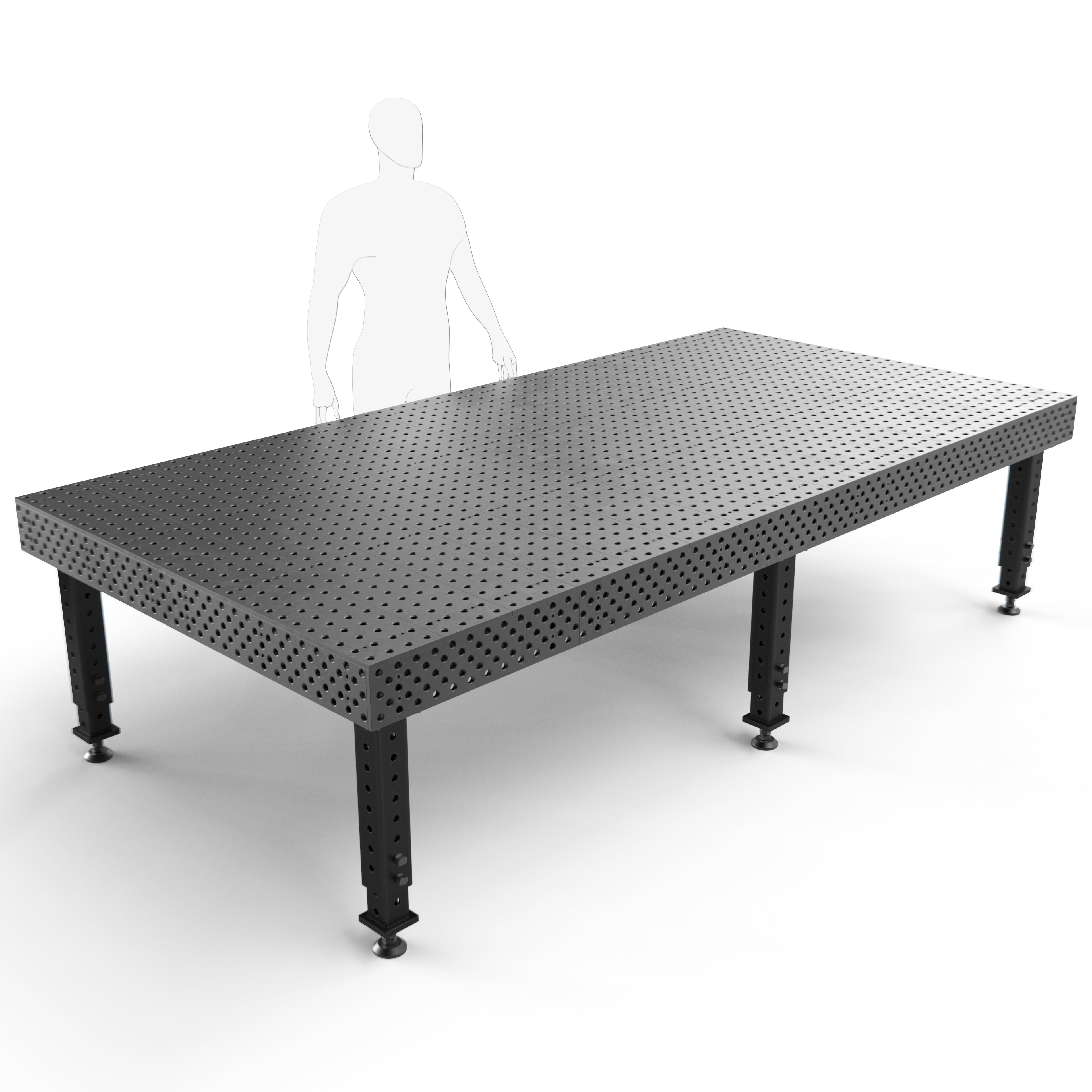 Alpha, 5-Sided, 10' x 5' (120" x 60") Table, 5/8" System