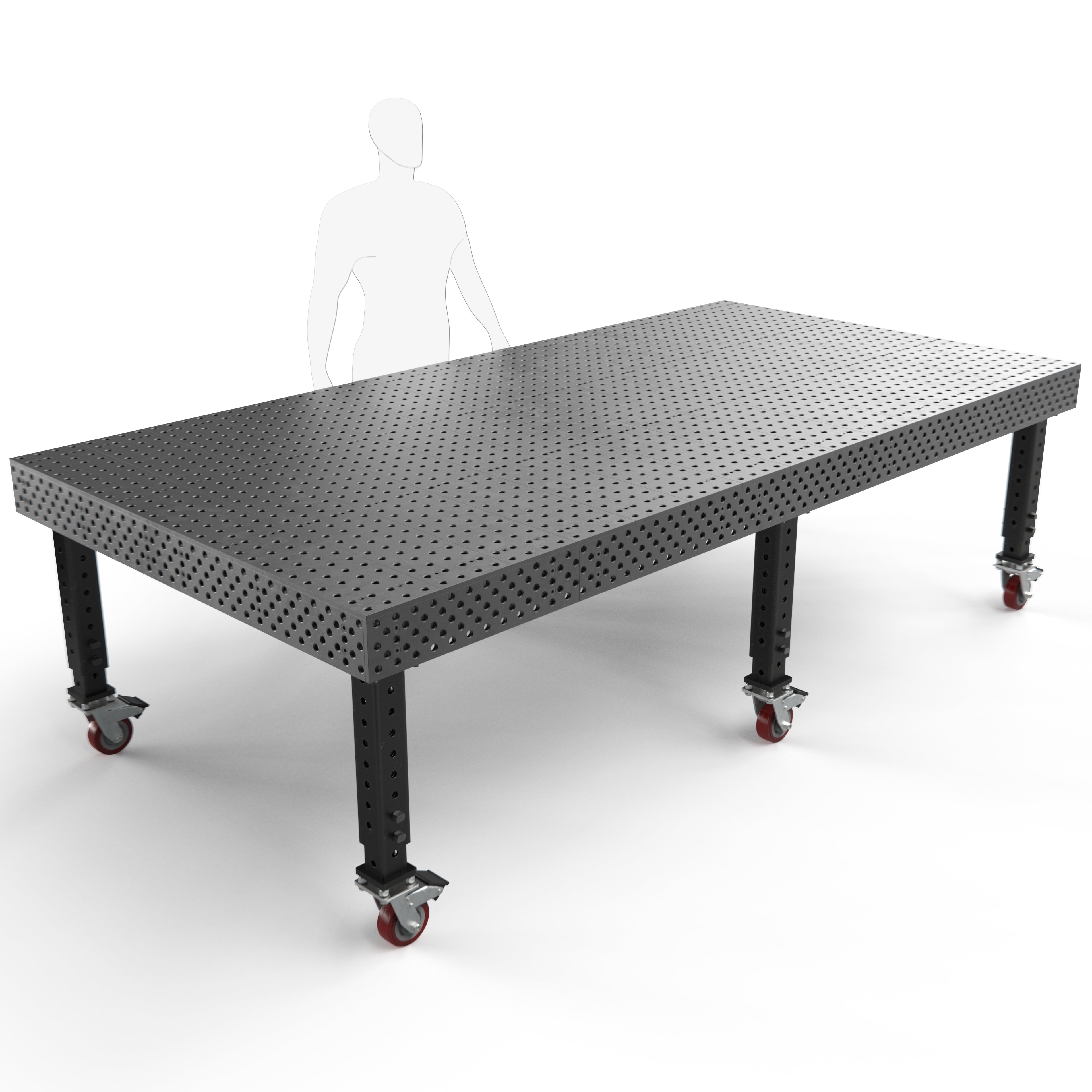 Alpha, 5-Sided, 10' x 5' (120" x 60") Table, 5/8" System